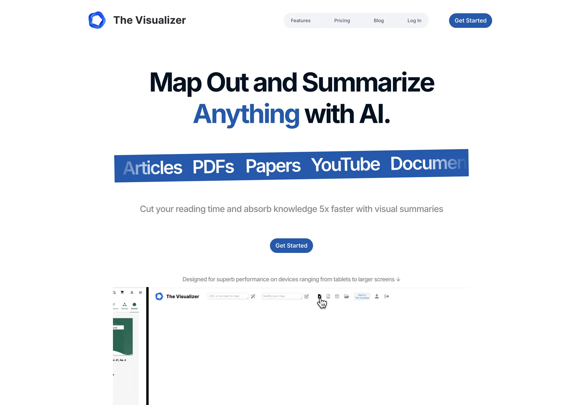 The Visualizer - Unlock Efficient Knowledge Synthesis with AI