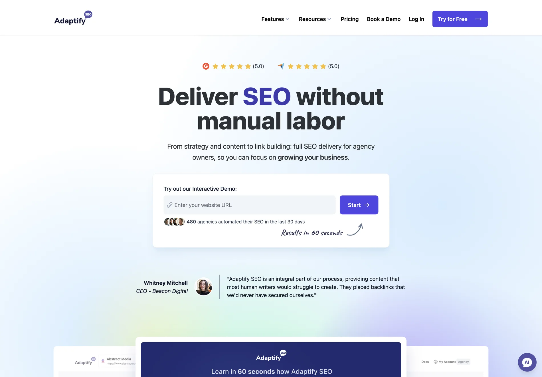 Adaptify: Revolutionizing SEO with Automated Delivery for Agencies