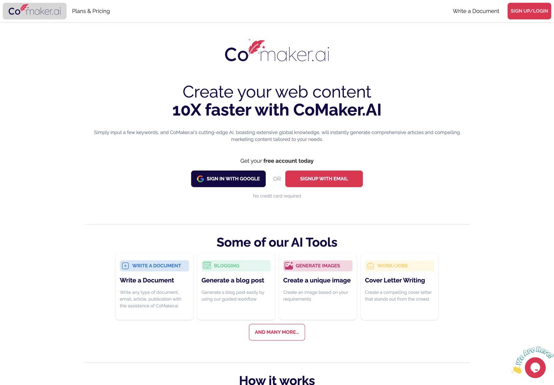 CoMaker.ai - Revolutionize Your Content Creation with AI