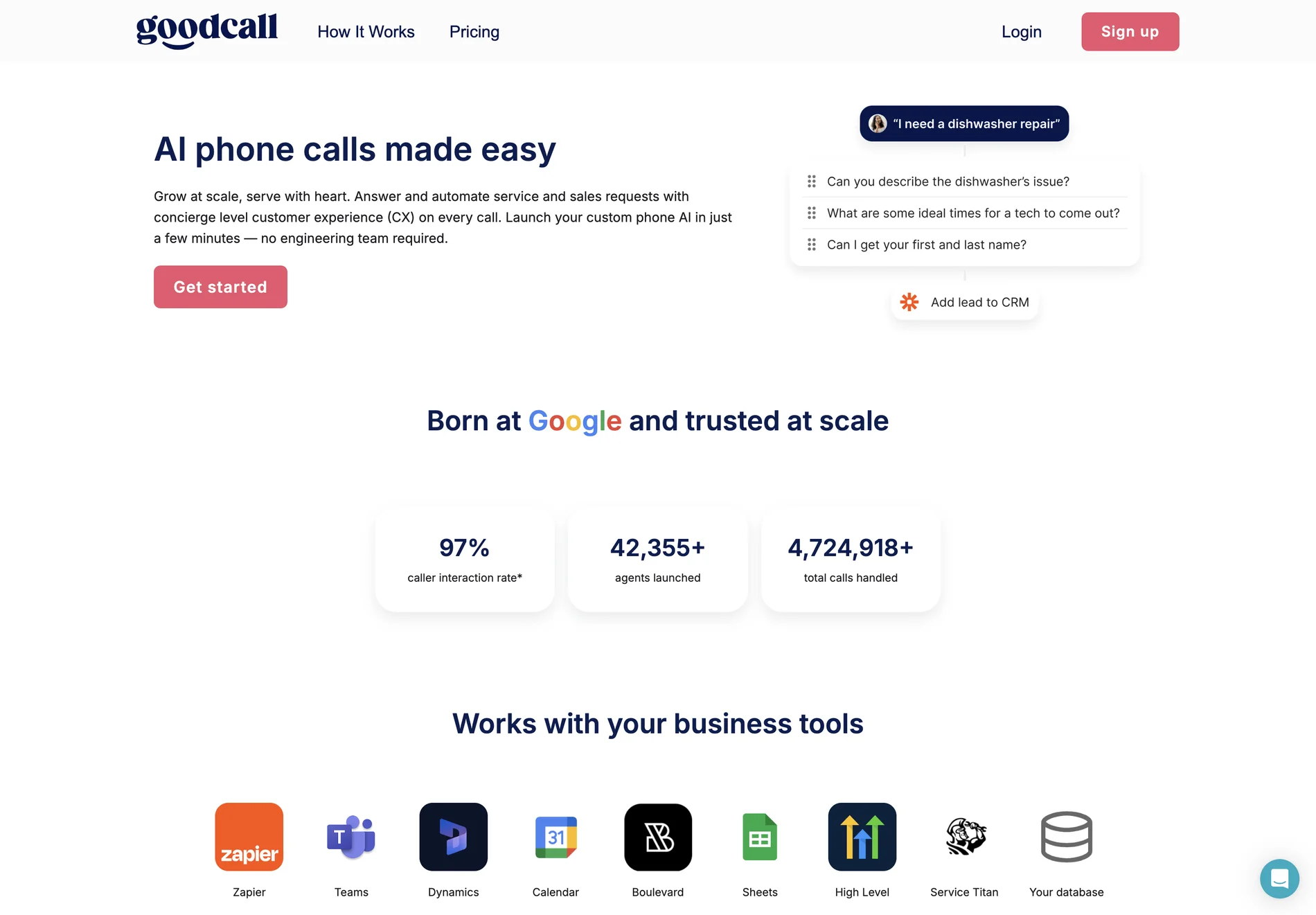 Goodcall: AI Phone Agent Enhancing Service Efficiency and Customer Experience