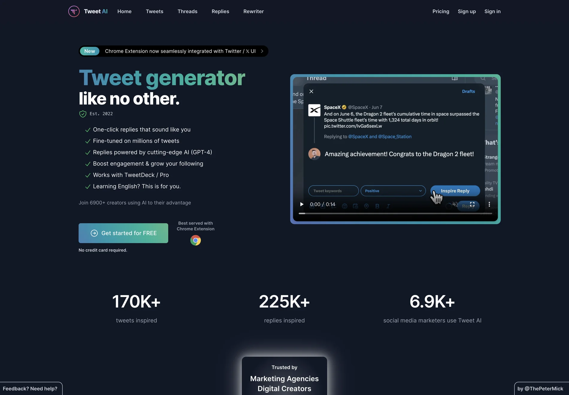 Smart AI Tweet Generator - Boost Engagement and Grow Your Twitter Following