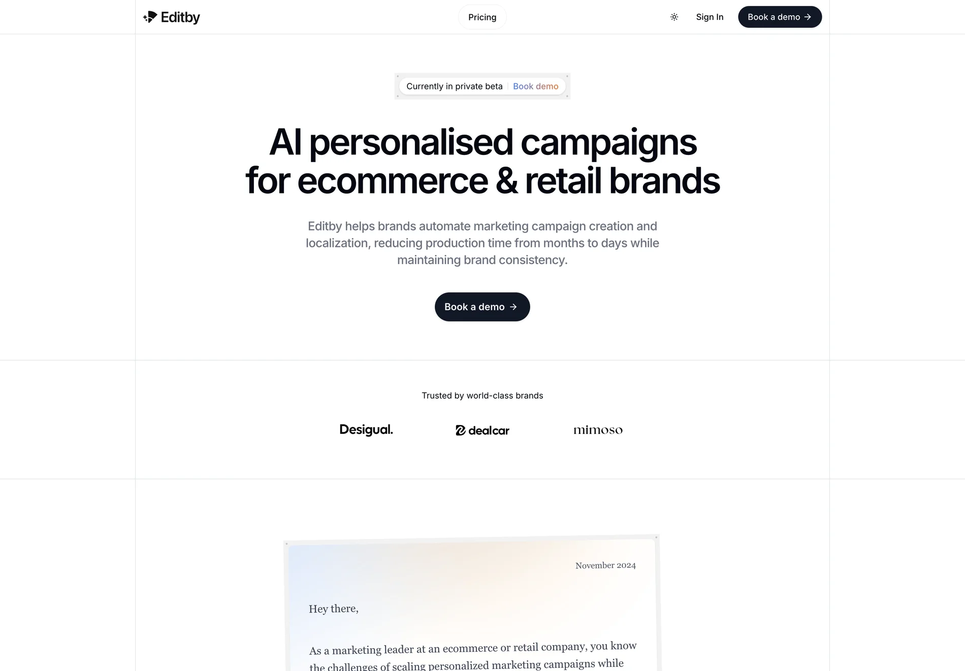 Editby: Revolutionizing Marketing with AI-Powered Campaigns