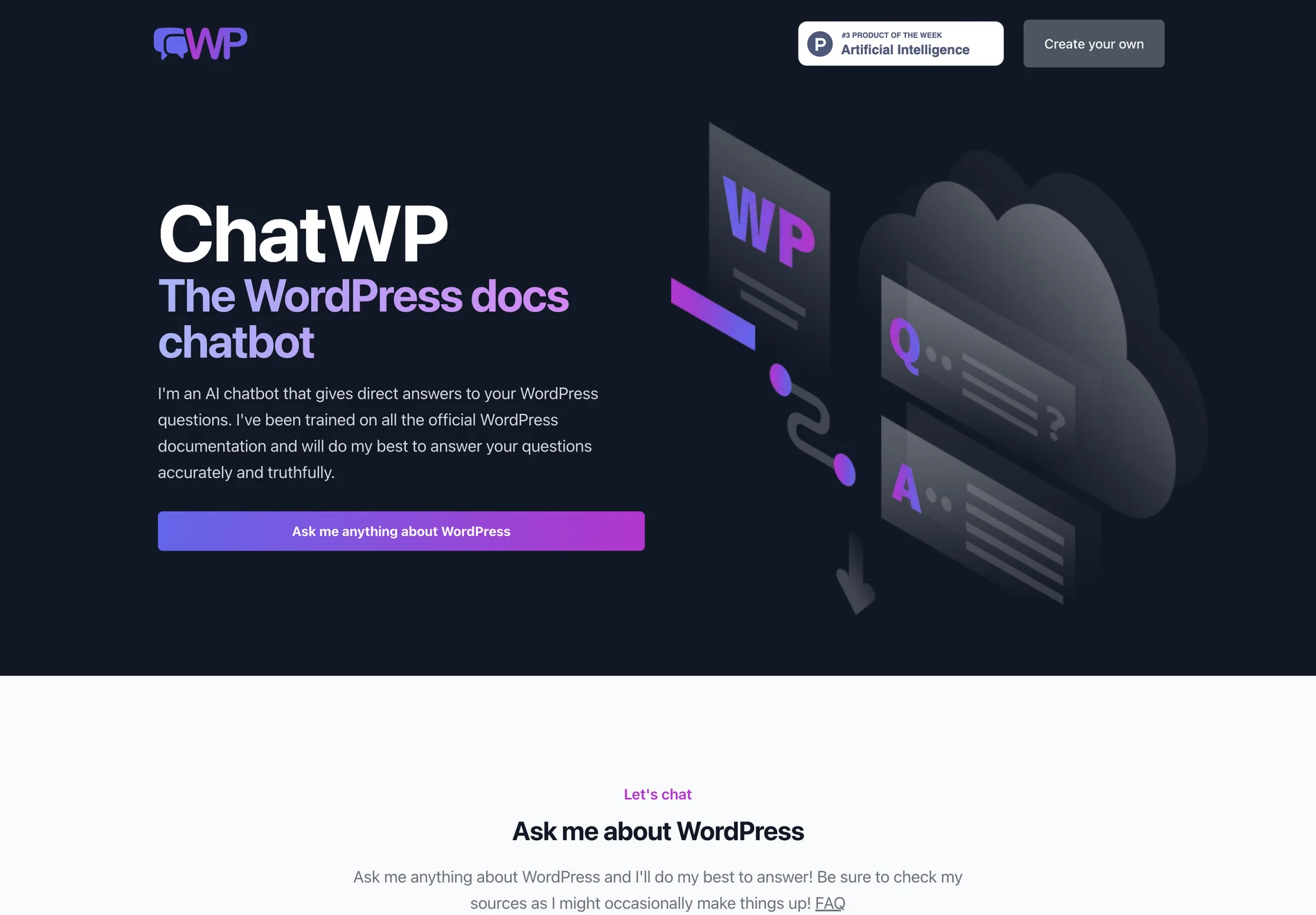 ChatWP: Your AI-Powered WordPress Documentation Assistant