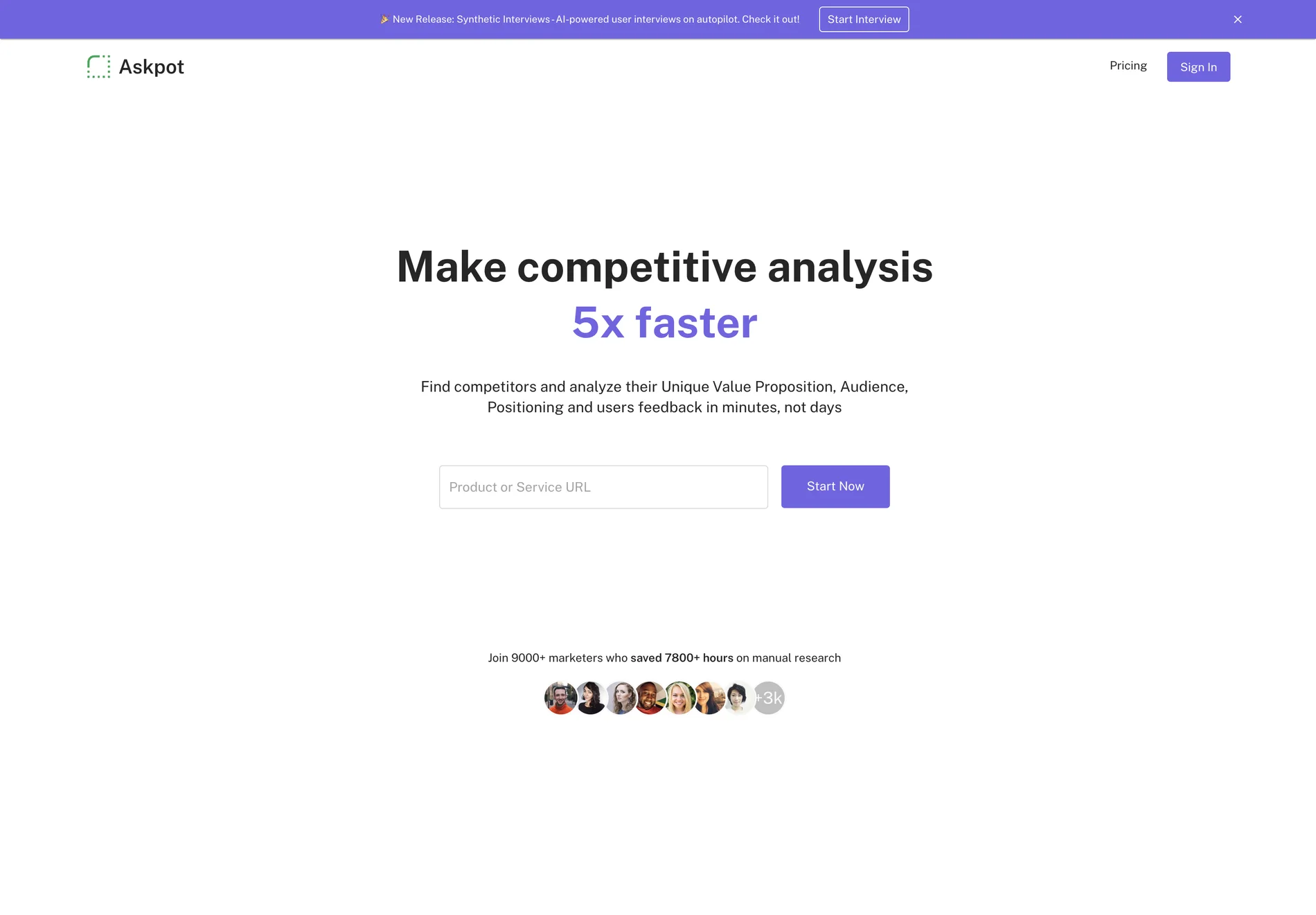 Askpot - Analyze Competitors 5x Faster with AI-Powered Insights