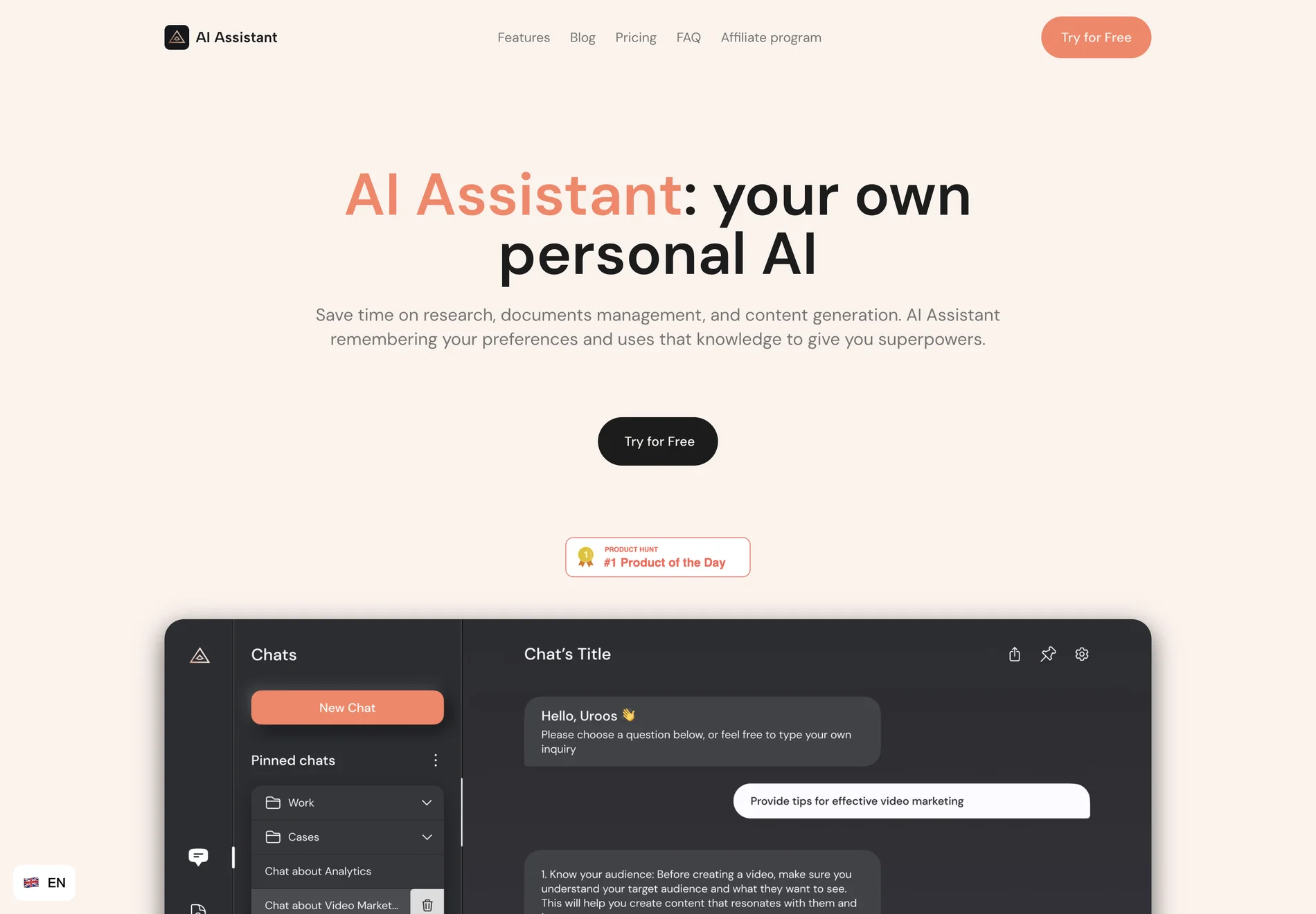 AI Assistant: Boost Your Productivity with Personalized AI