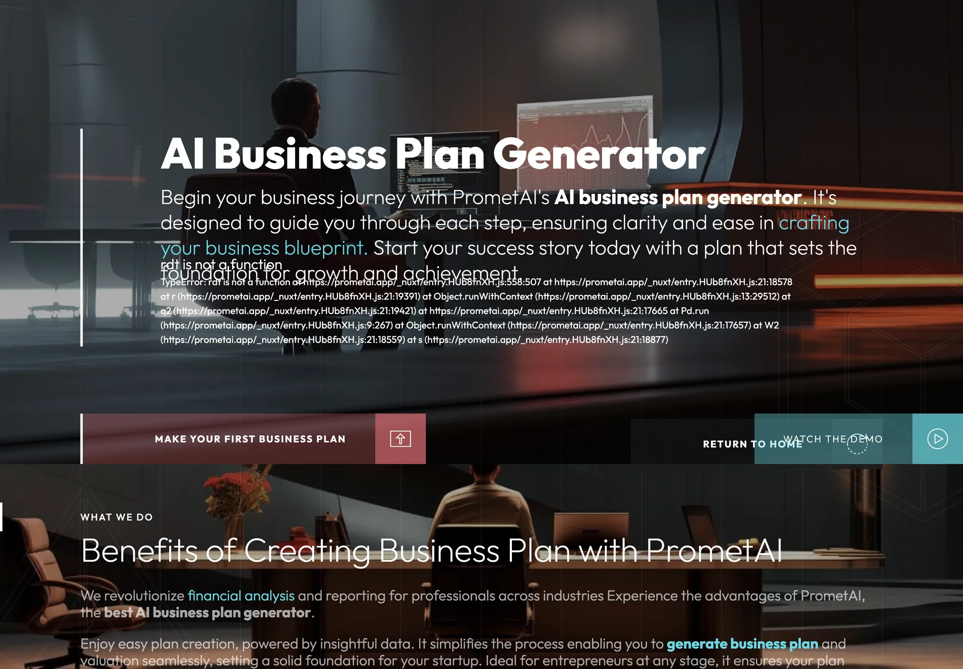 AI Business Plan Generator | Business Plan Maker | PrometAI