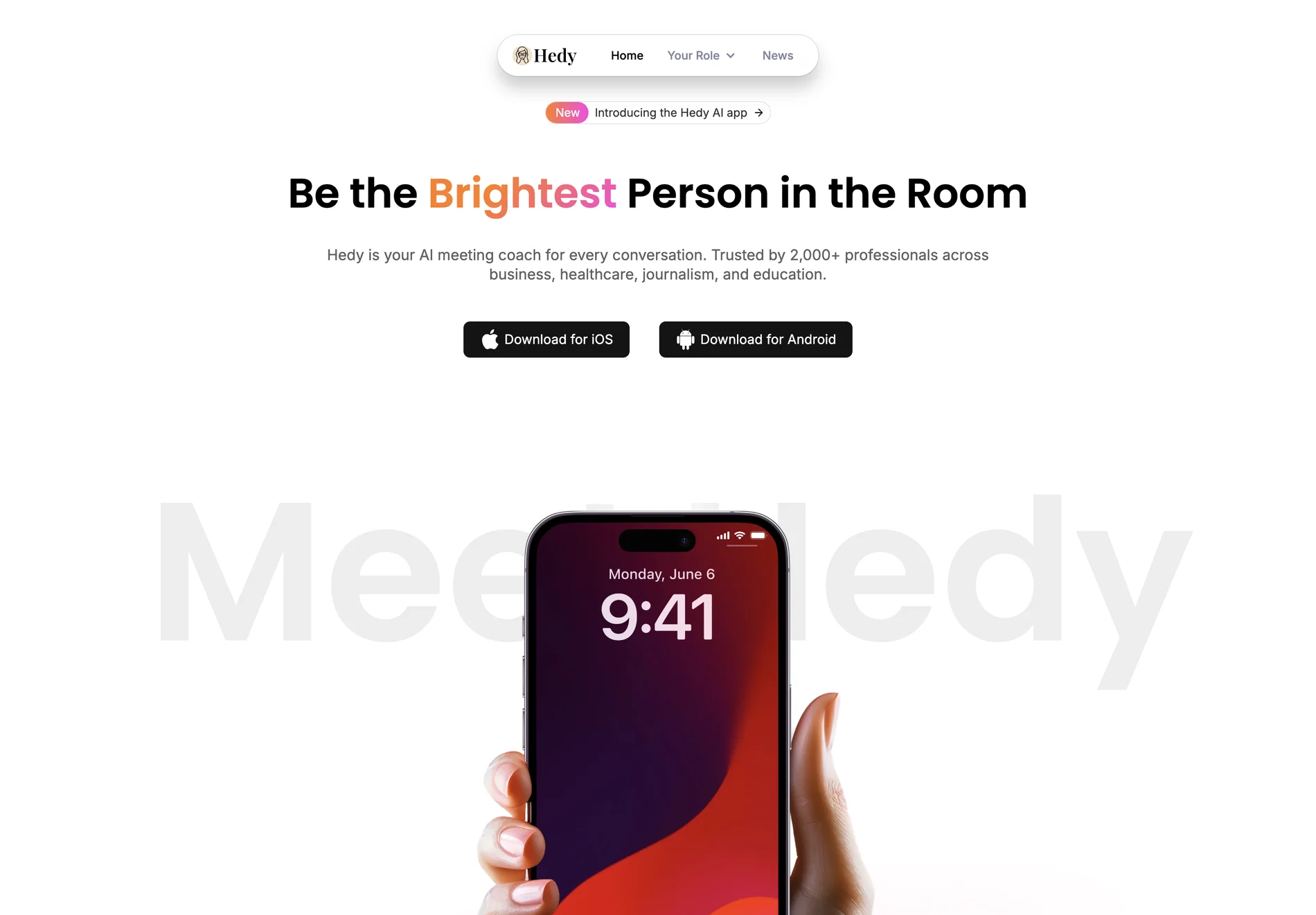 Hedy AI: Real-Time Meeting and Class Coach