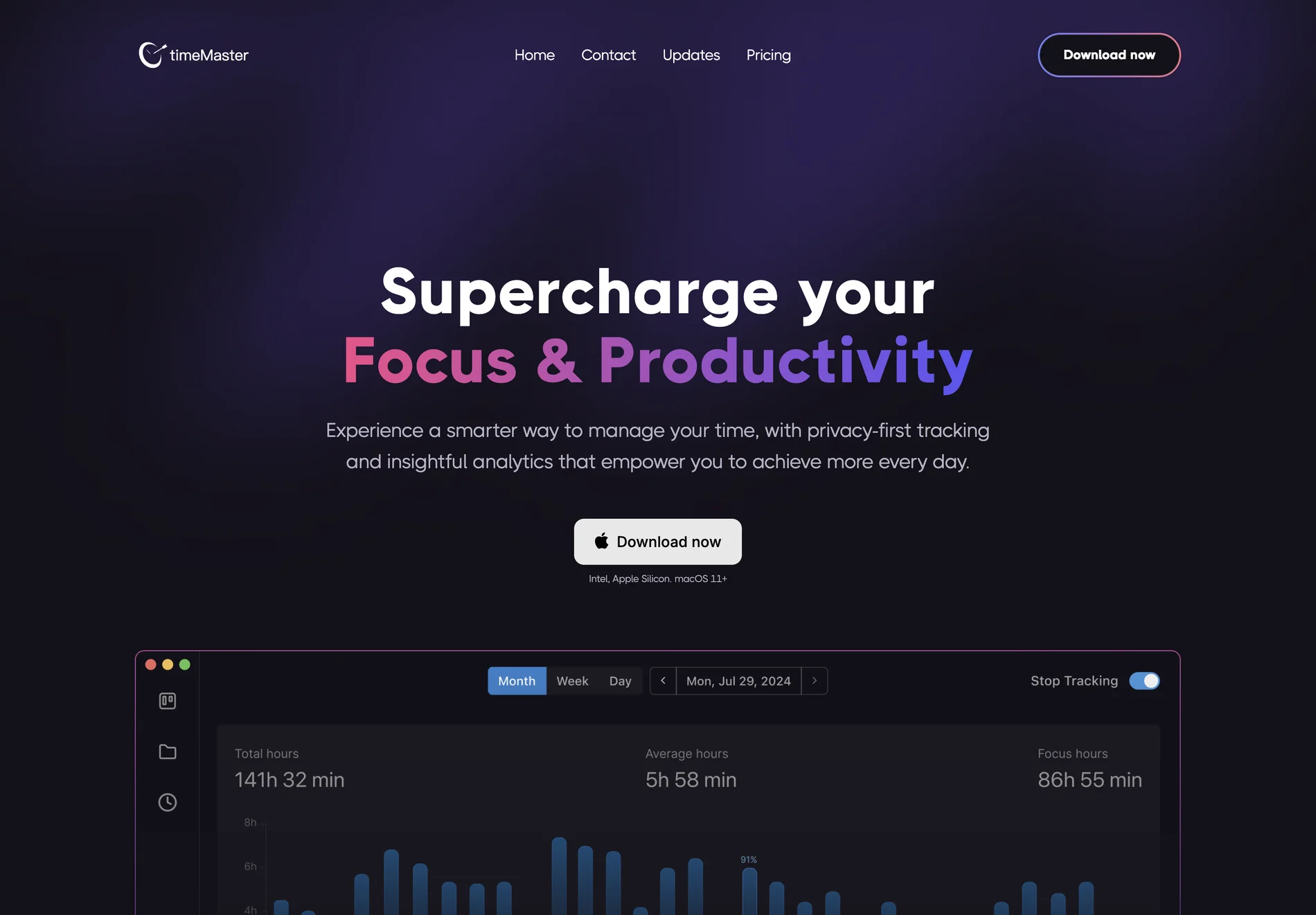 timeMaster - Supercharge Your Focus and Productivity