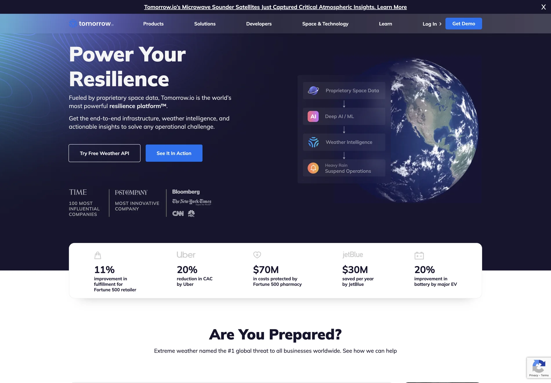 Tomorrow.io: Revolutionizing Weather Intelligence for Global Resilience