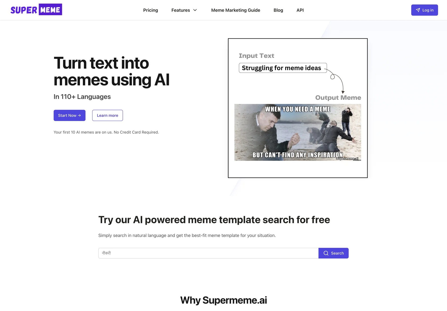 Supermeme.ai: AI-Powered Meme Generator for Multilingual Creativity