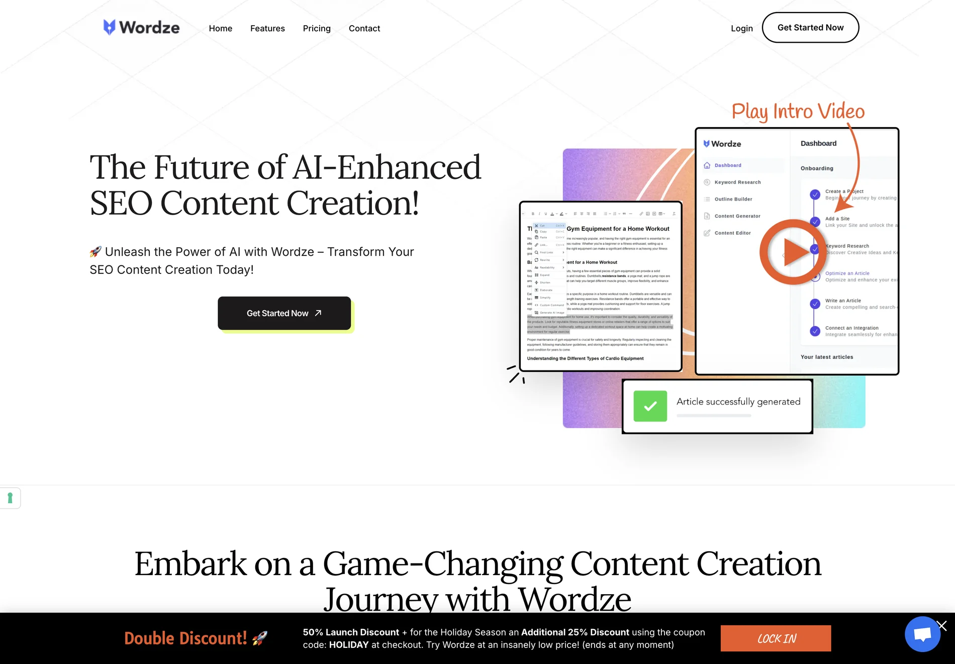 Wordze: Unlock the Power of AI-Enhanced SEO Content Creation