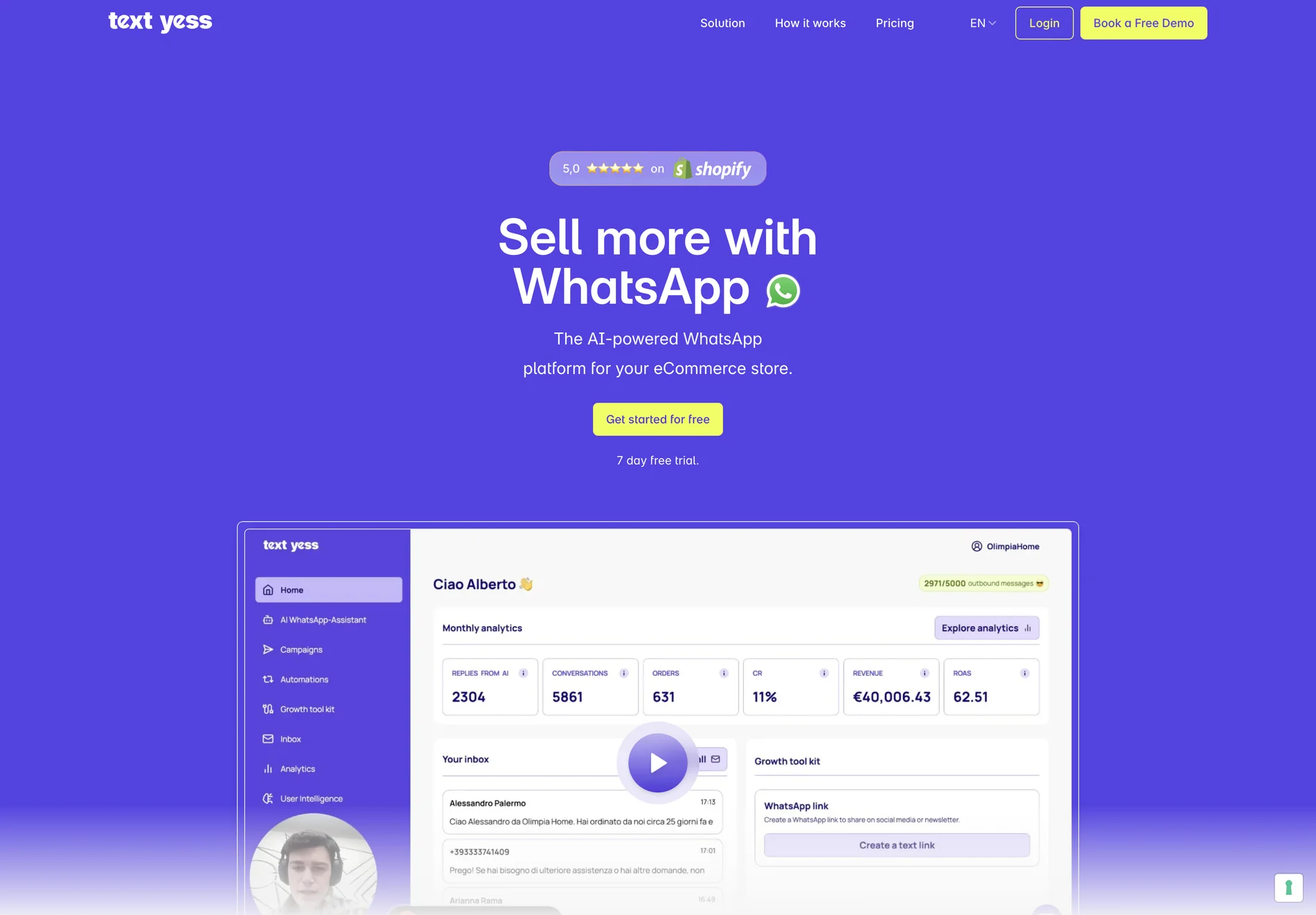 Sell More with WhatsApp Using TextYess