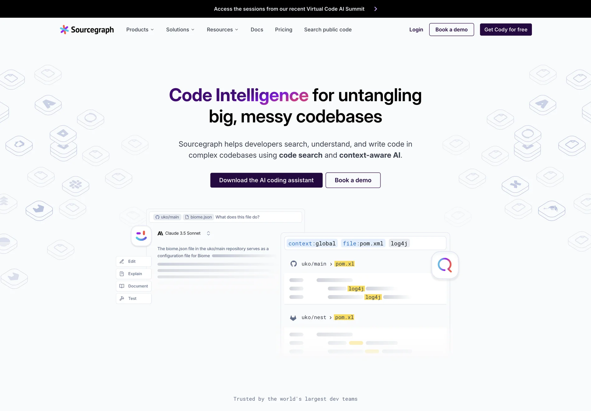 Sourcegraph: AI-Powered Code Intelligence Platform