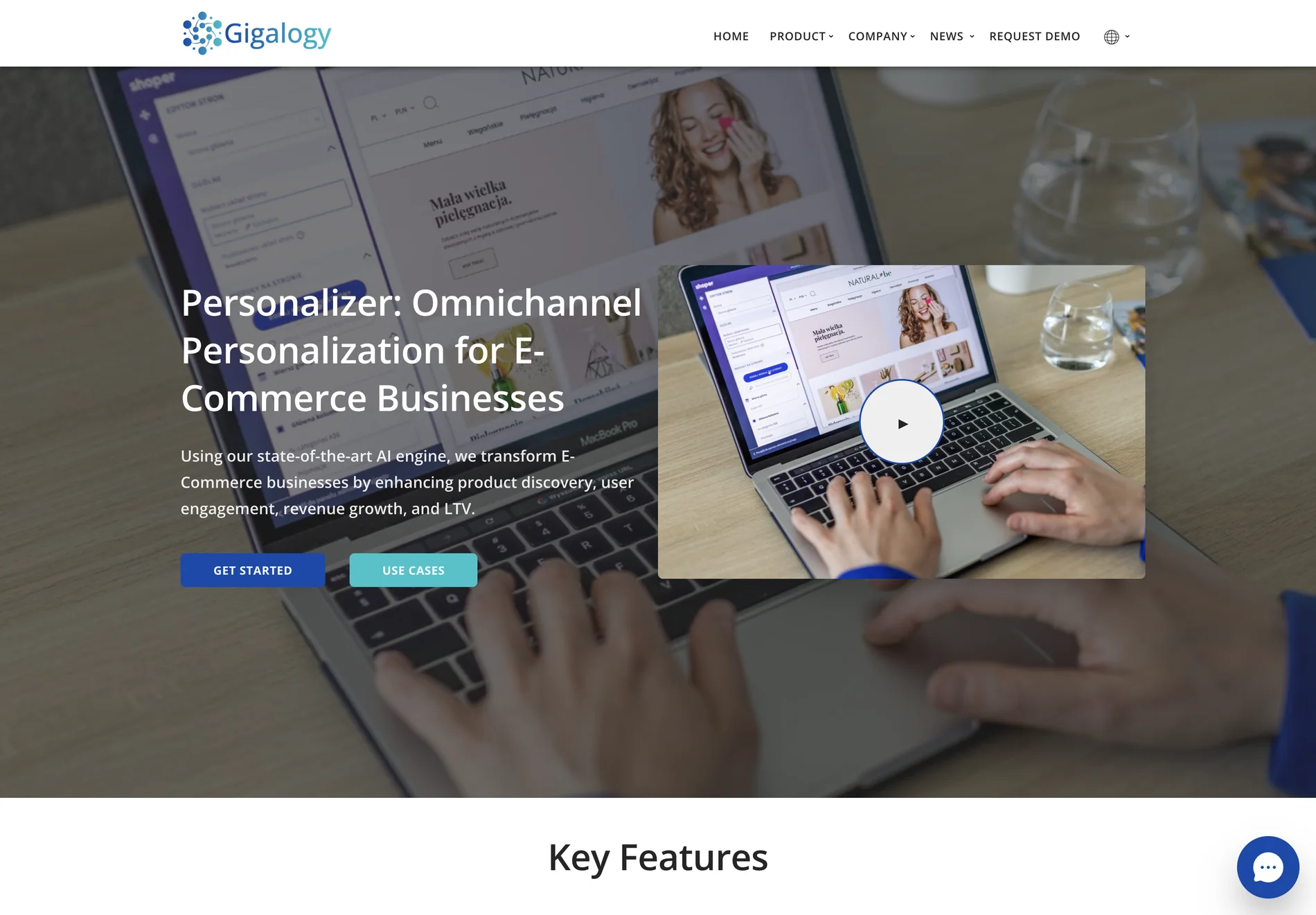 Gigalogy Personalizer: AI-Driven Personalization for E-Commerce Success