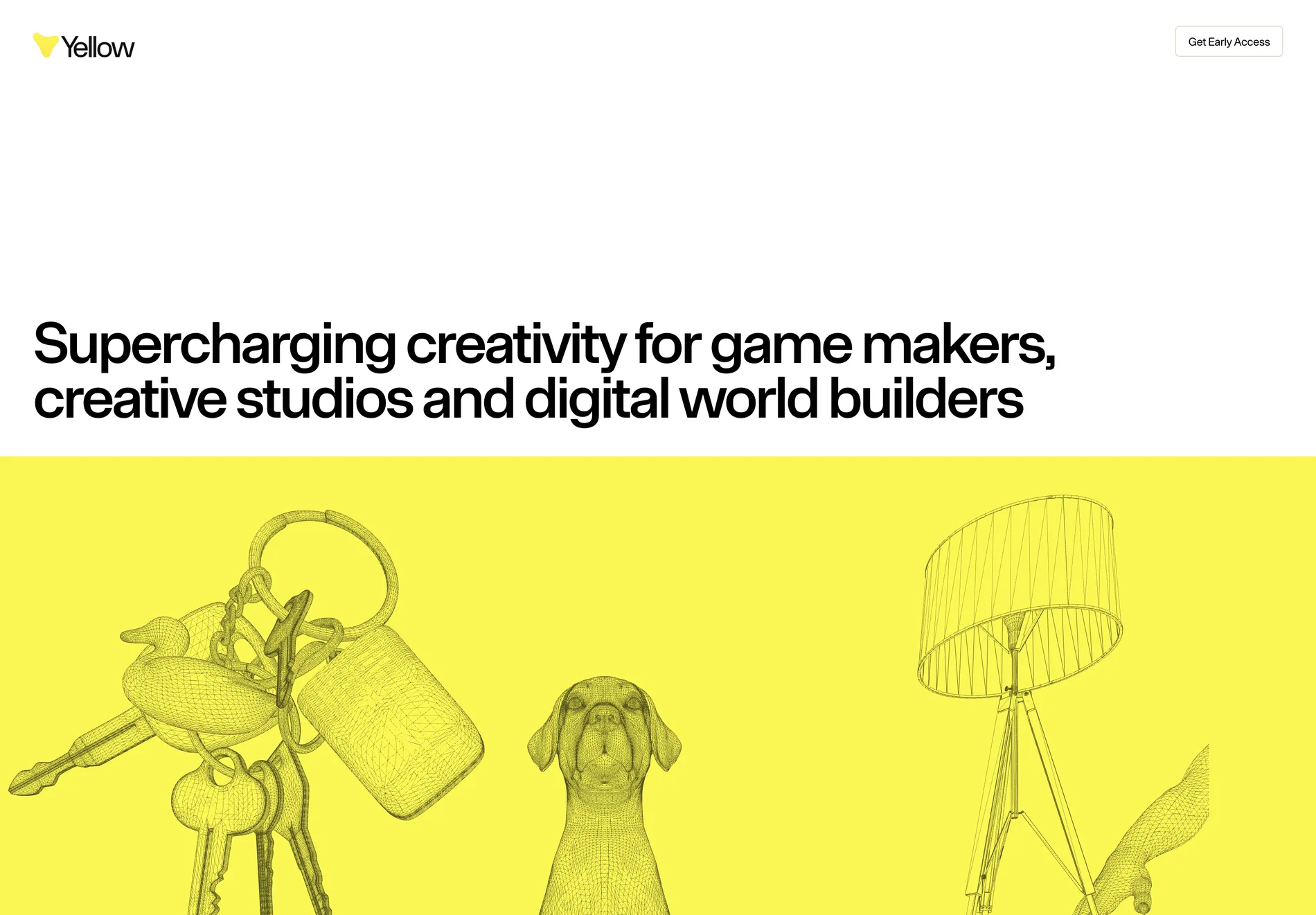 Yellow: Amplifying Creativity with Professional Grade 3D AI Tools