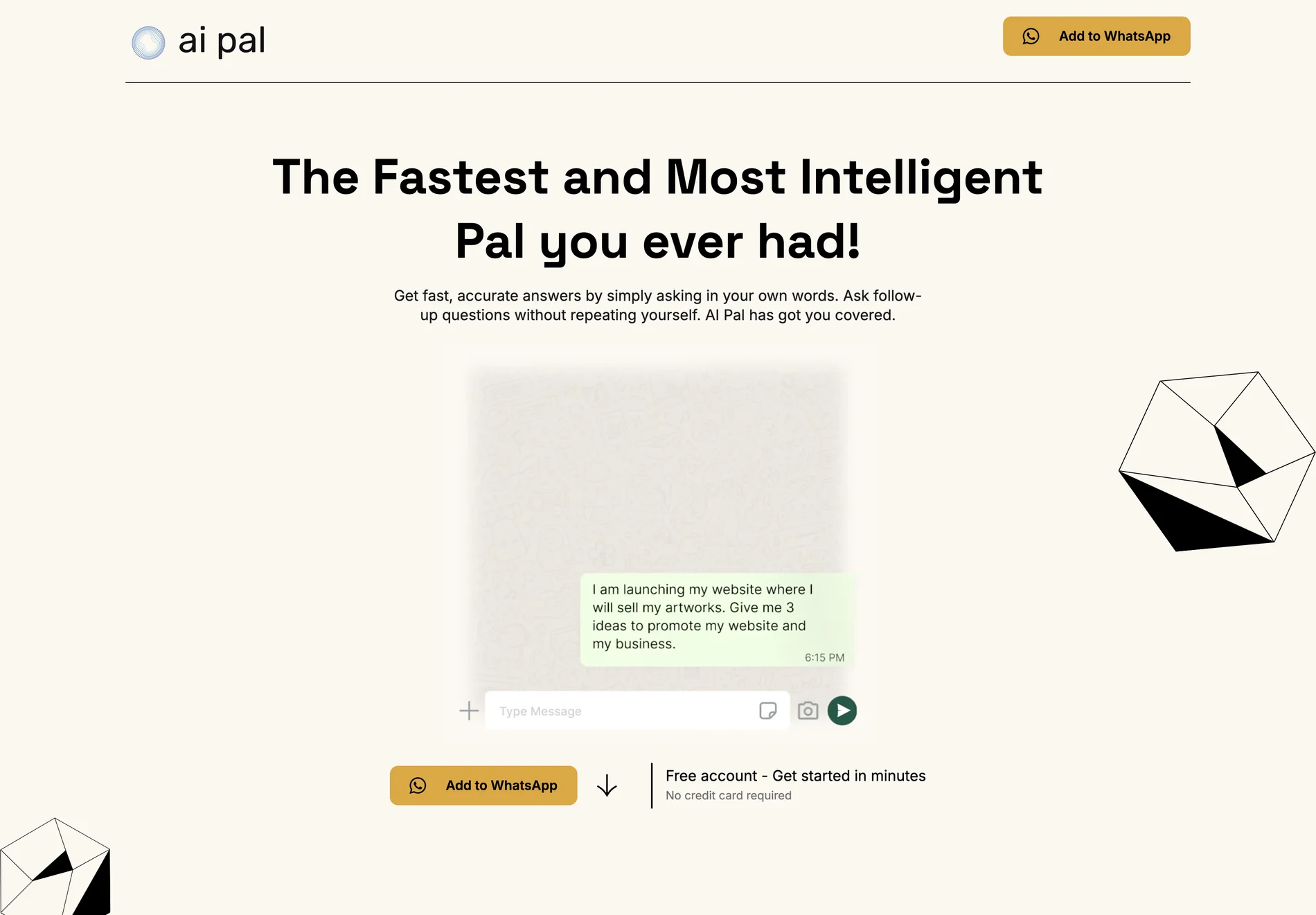 AI Pal: The Ultimate AI-Powered Assistant for WhatsApp