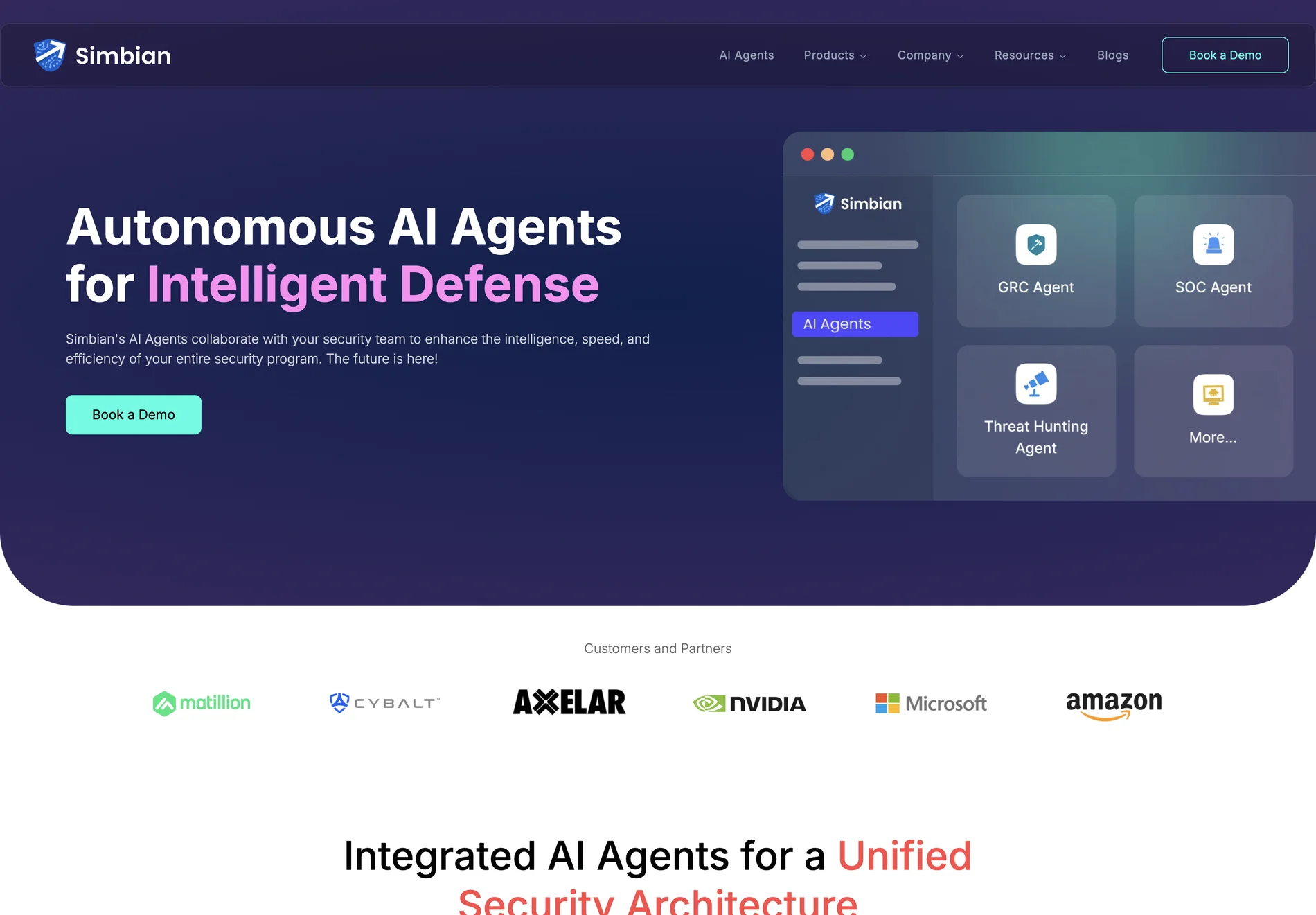 Simbian.ai: Autonomous AI Agents for Enhanced Security Intelligence