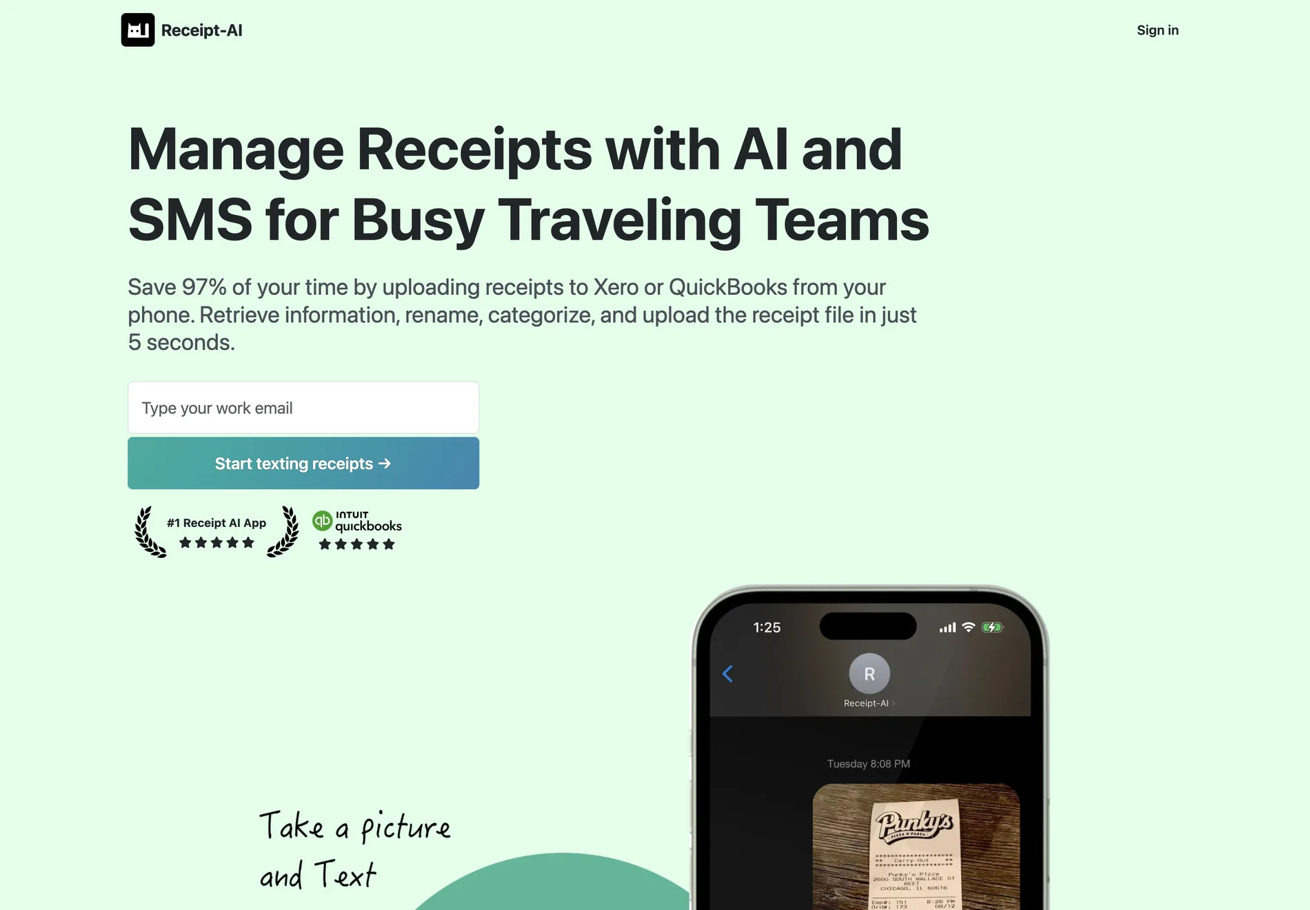 Receipt-AI: AI-Powered Receipt Management for Busy Traveling Teams