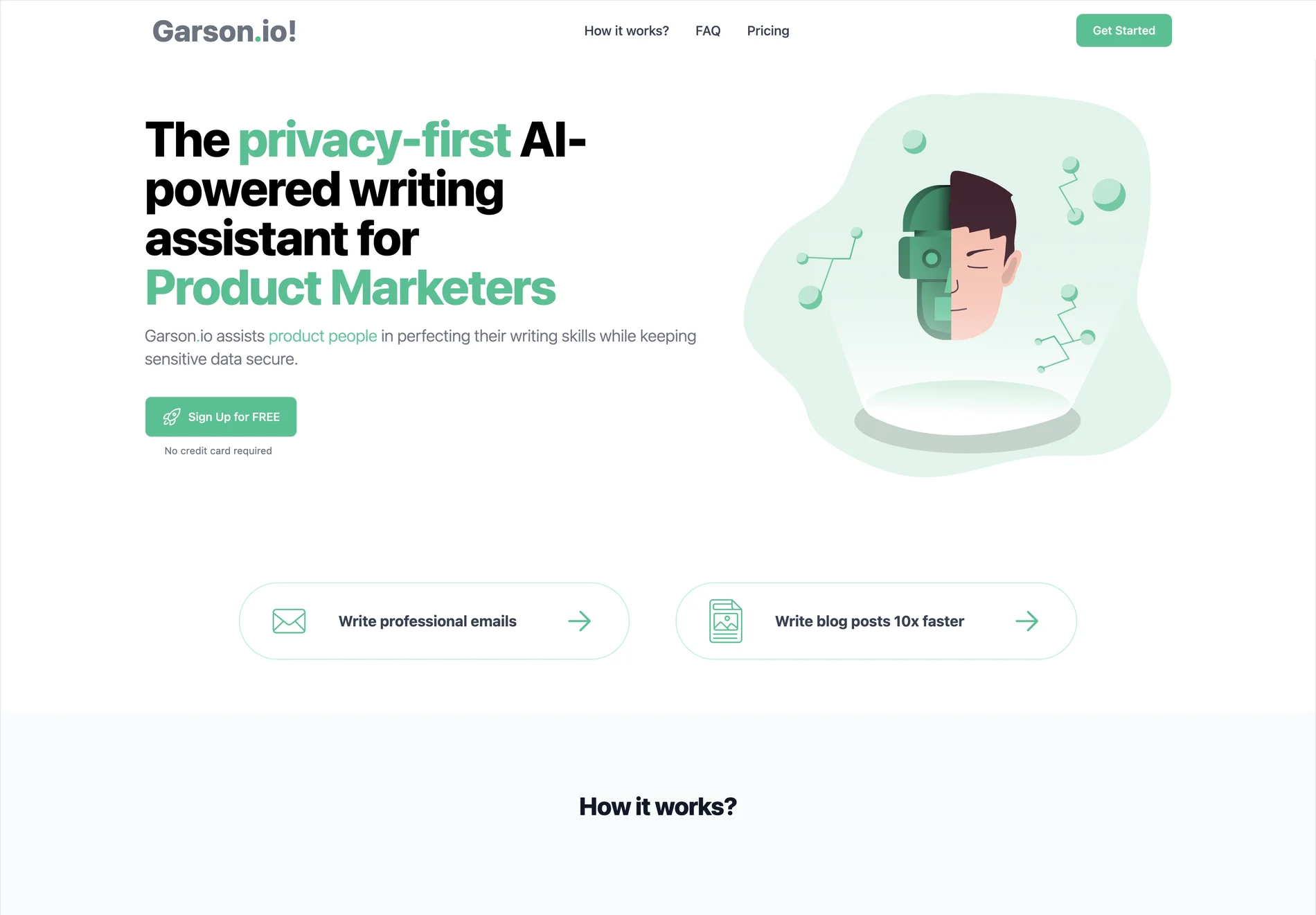 Garson.io - The Privacy-First AI-Powered Writing Assistant for Product People