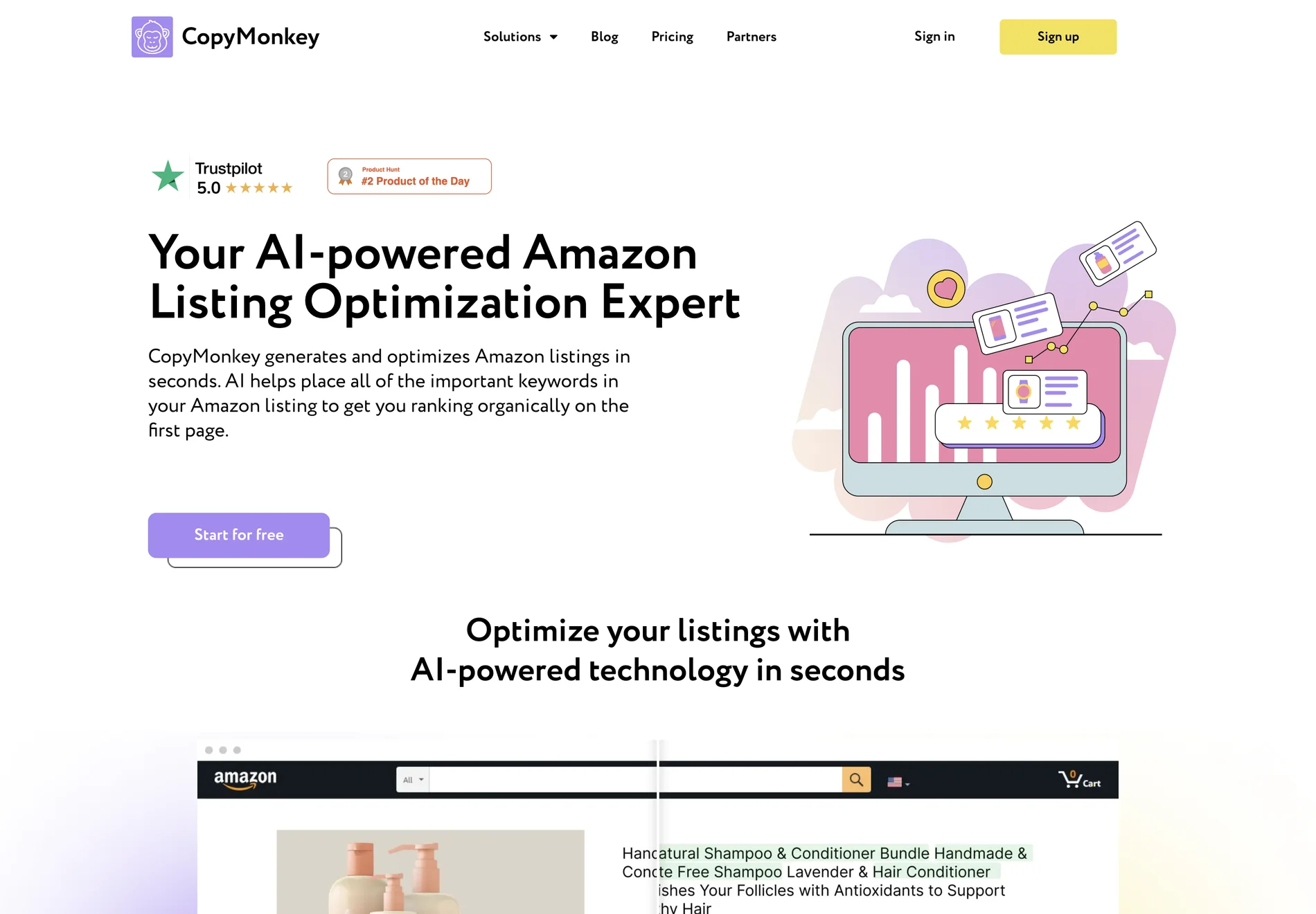 CopyMonkey: Optimize Your Amazon Listings with AI in Seconds