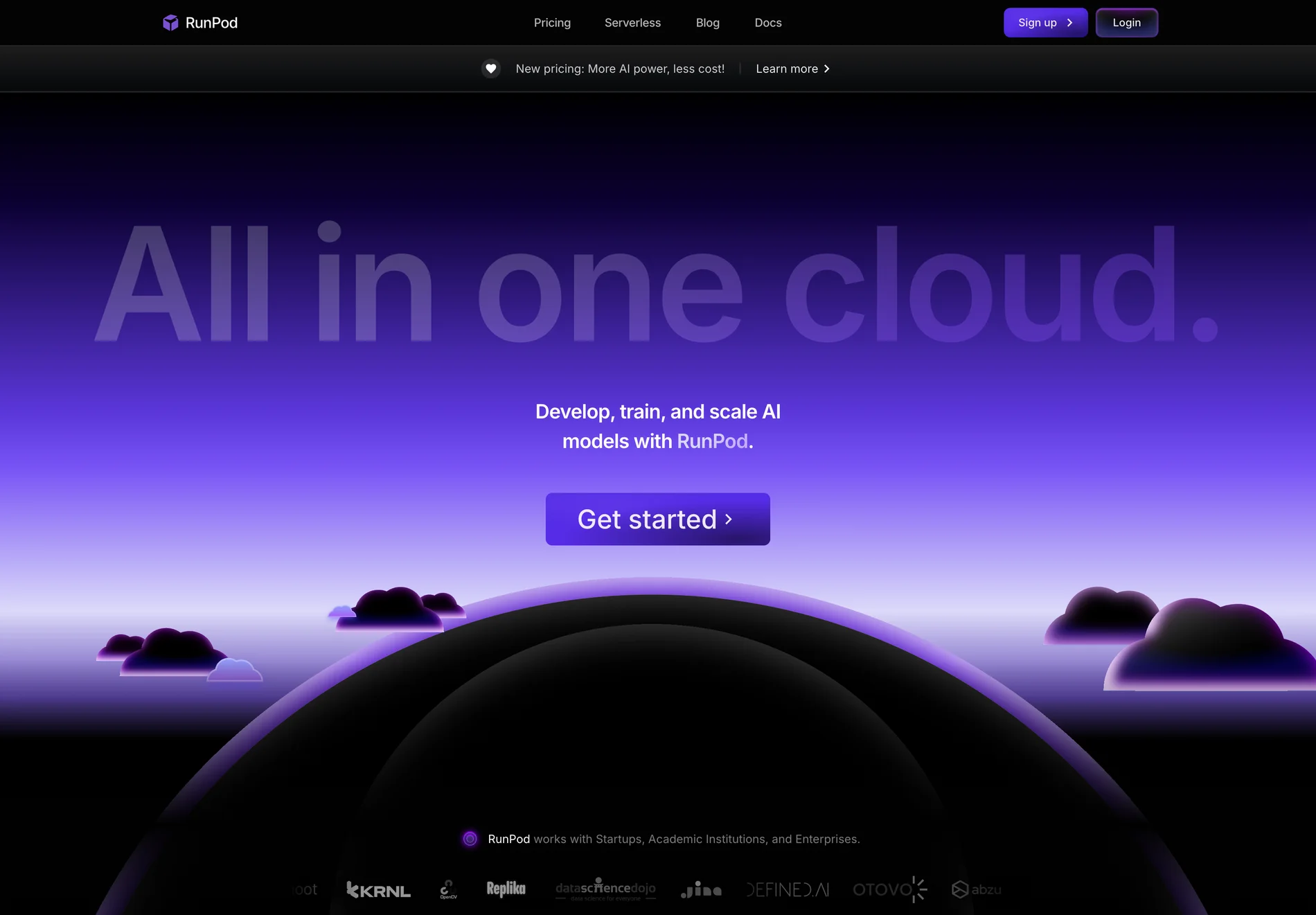 RunPod - The Cloud Built for AI