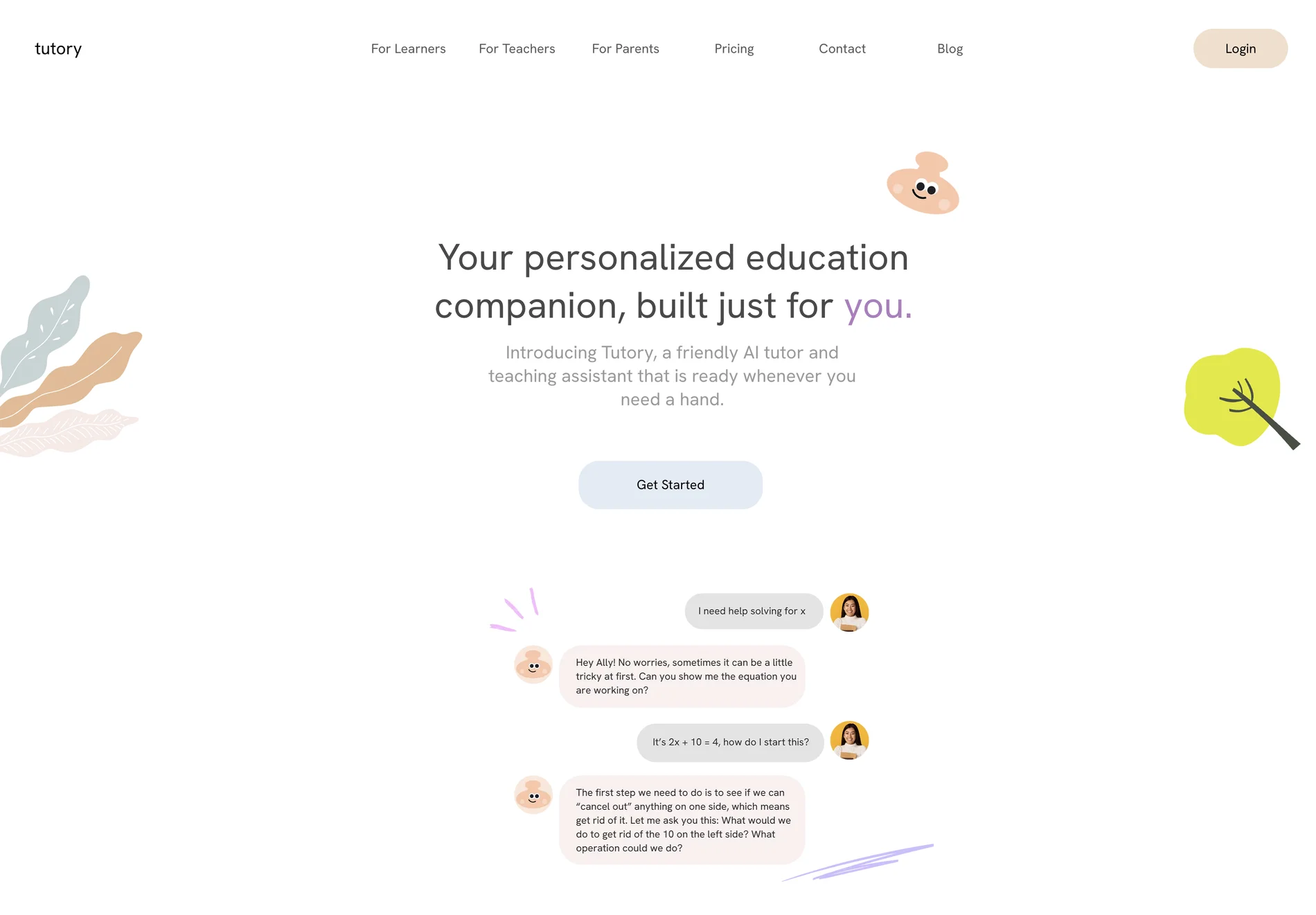 Tutory: Your Personalized Education Companion