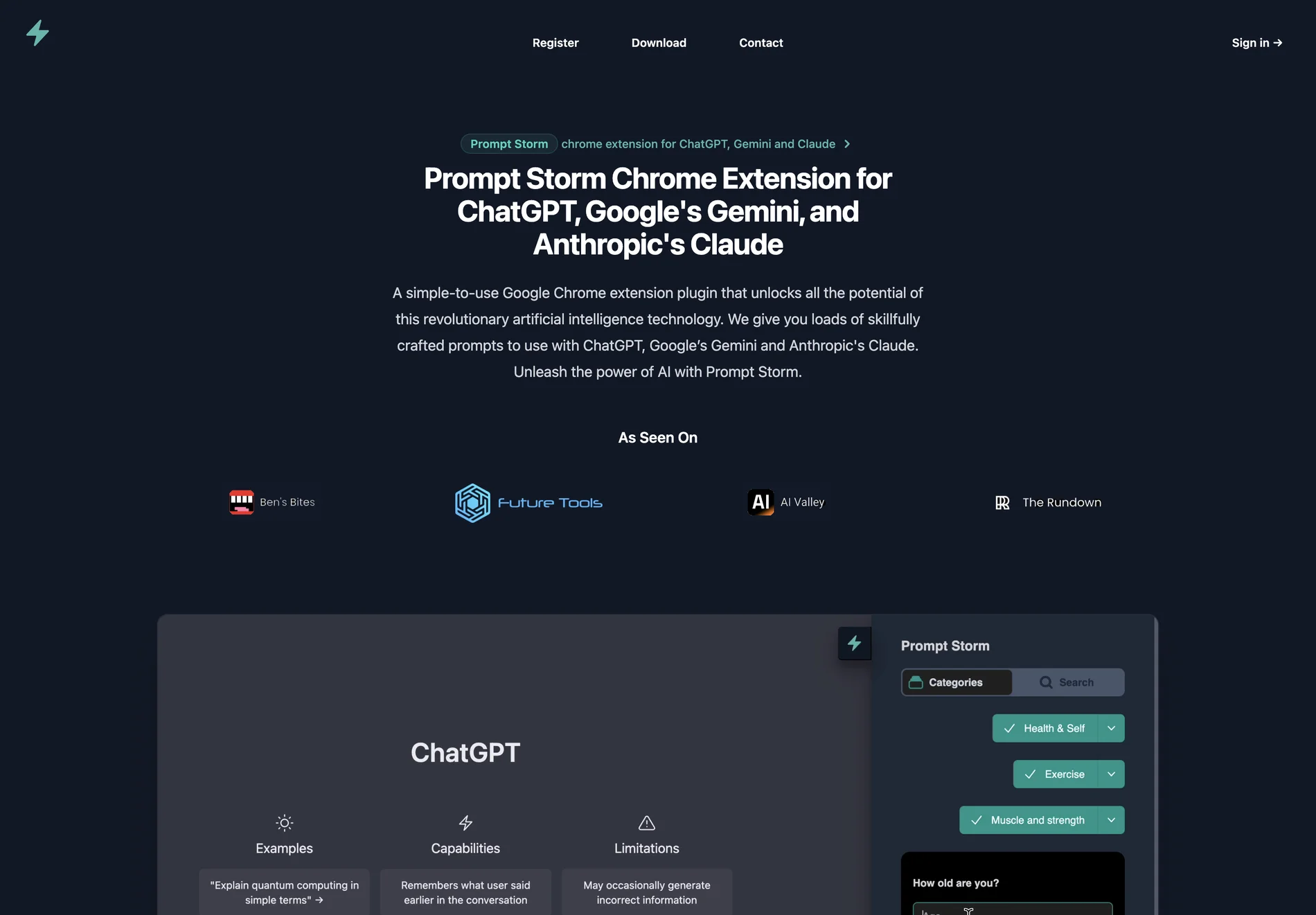 Prompt Storm: Boost Your Productivity with AI-Powered Chrome Extension