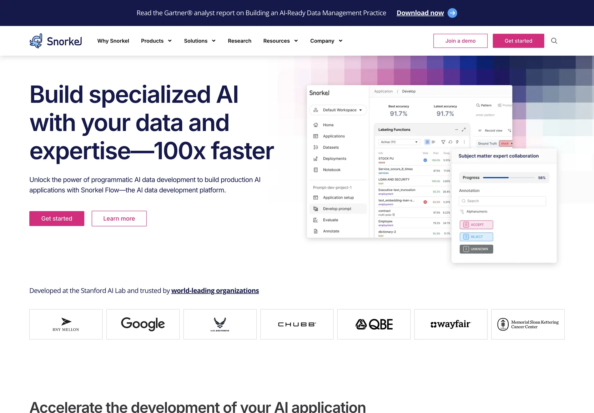 Snorkel AI: Accelerate AI Development with Programmatic Data Solutions