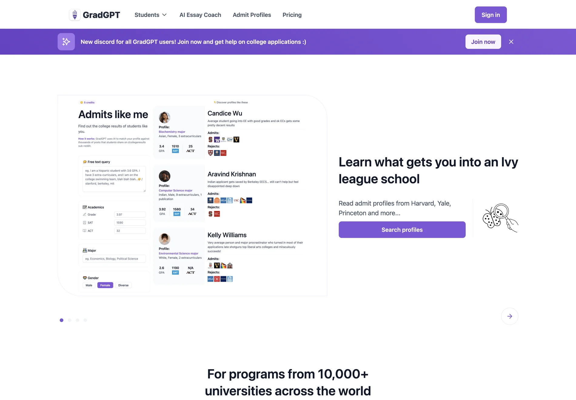 GradGPT: Revolutionizing College Applications with AI