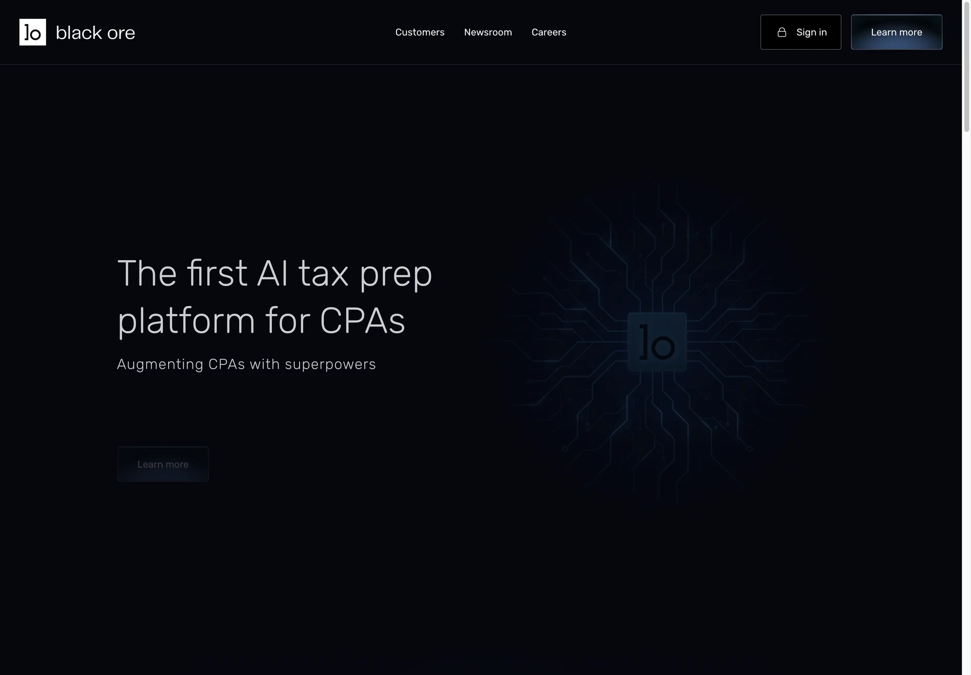 Black Ore: The First AI Tax Prep Platform for CPAs