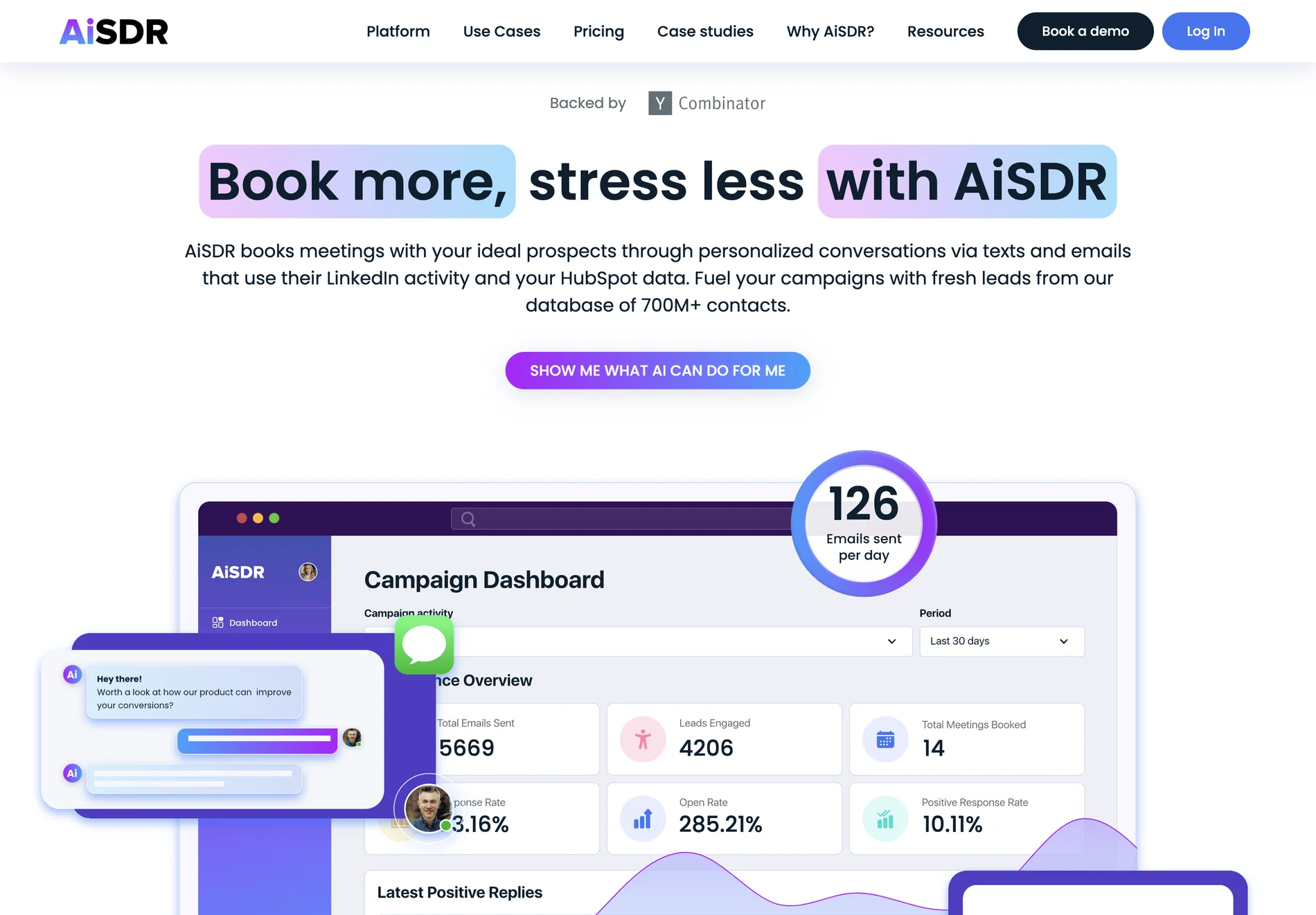 Book More, Stress Less with AI-Powered Sales Automation - AiSDR