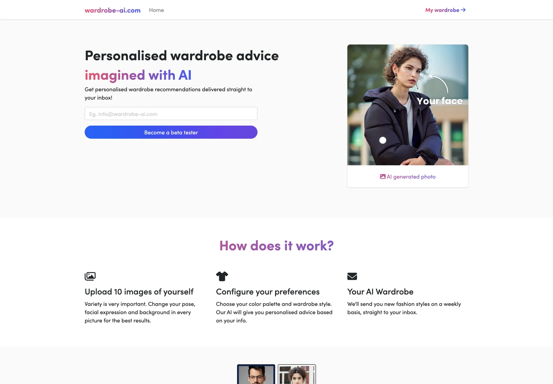 Wardrobe AI: Your Personal Fashion Assistant Powered by AI