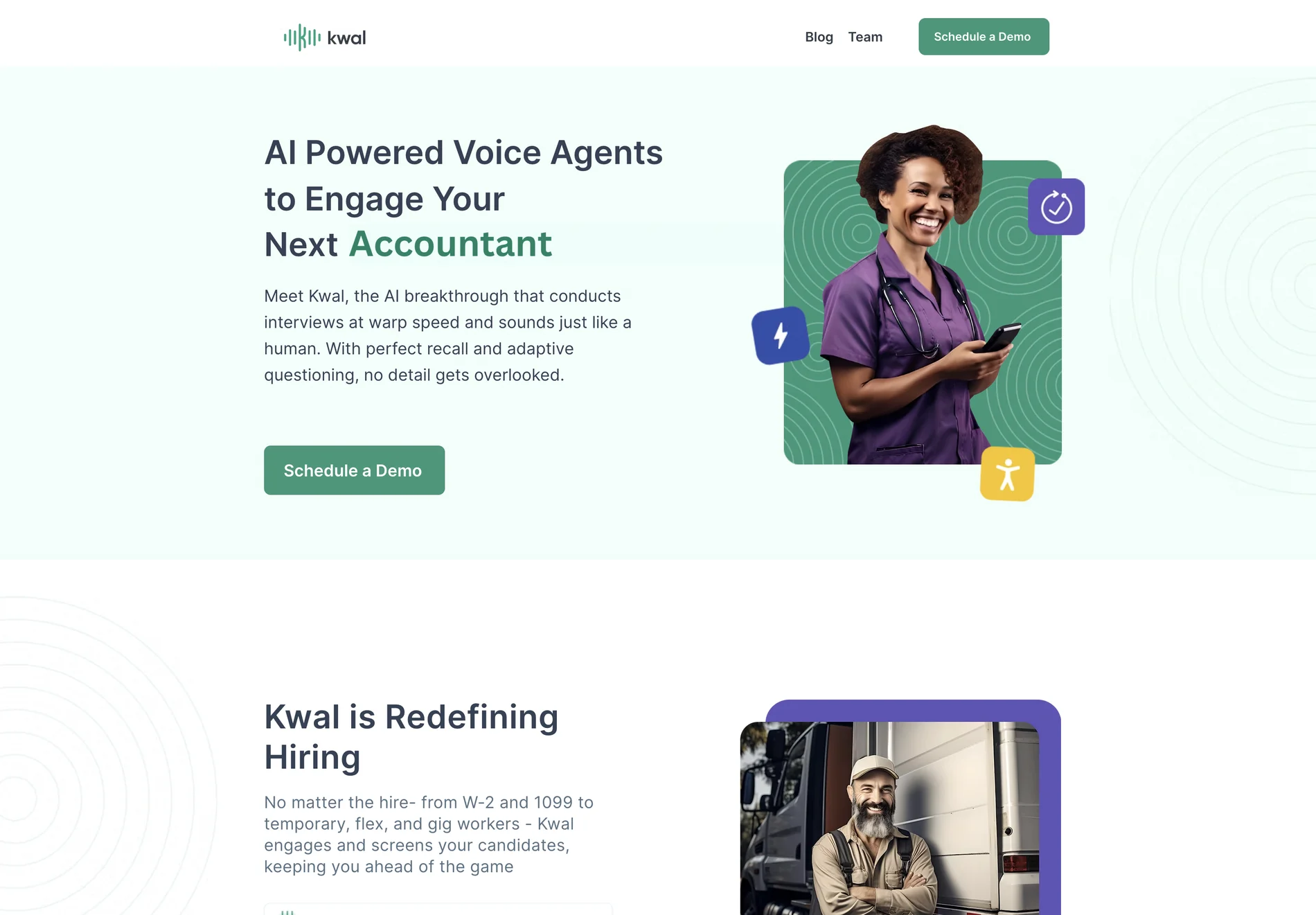 Kwal | AI Voice Agents for Hiring