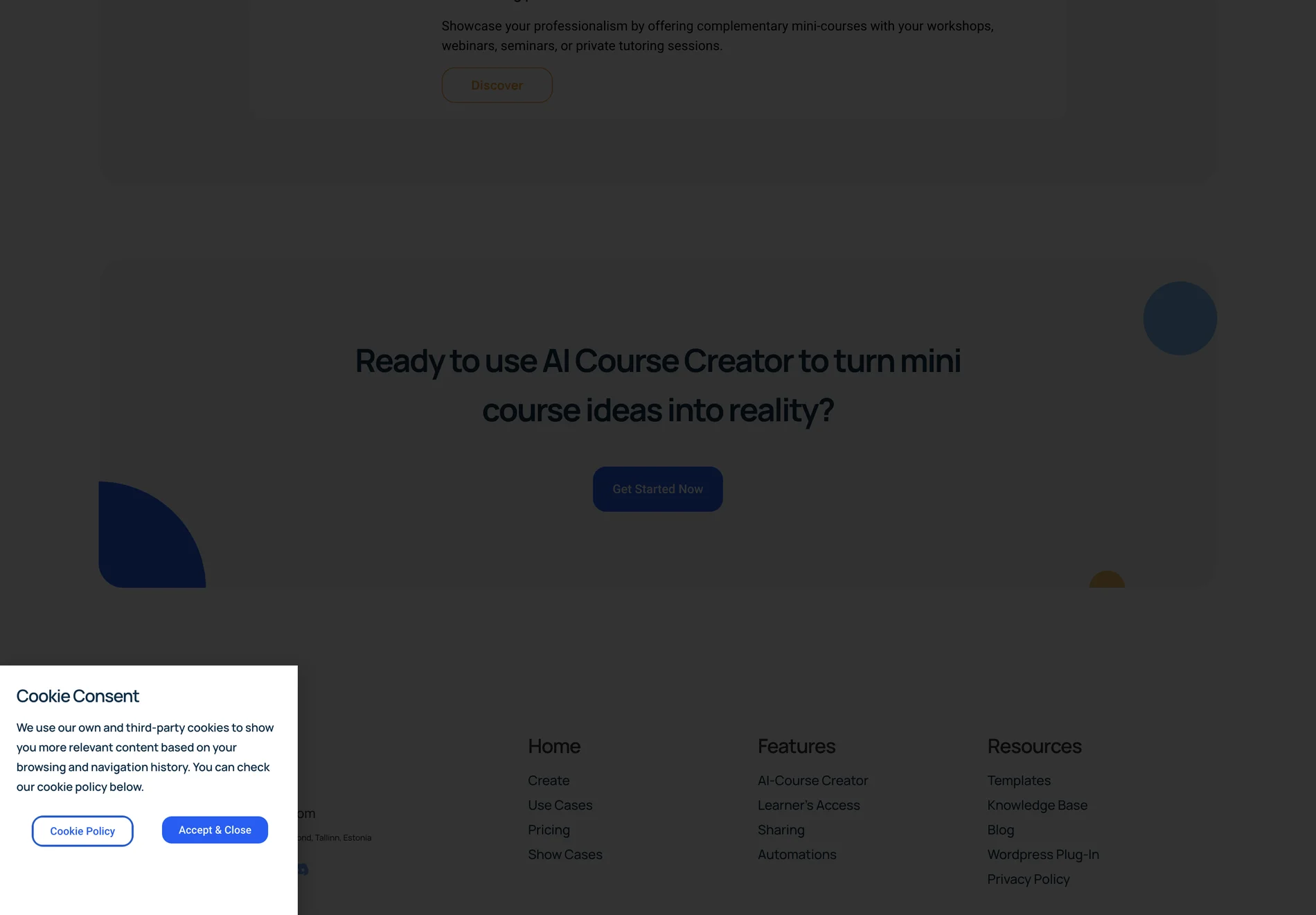 AI Course Creator | AI Assistant of Mini Course Generator