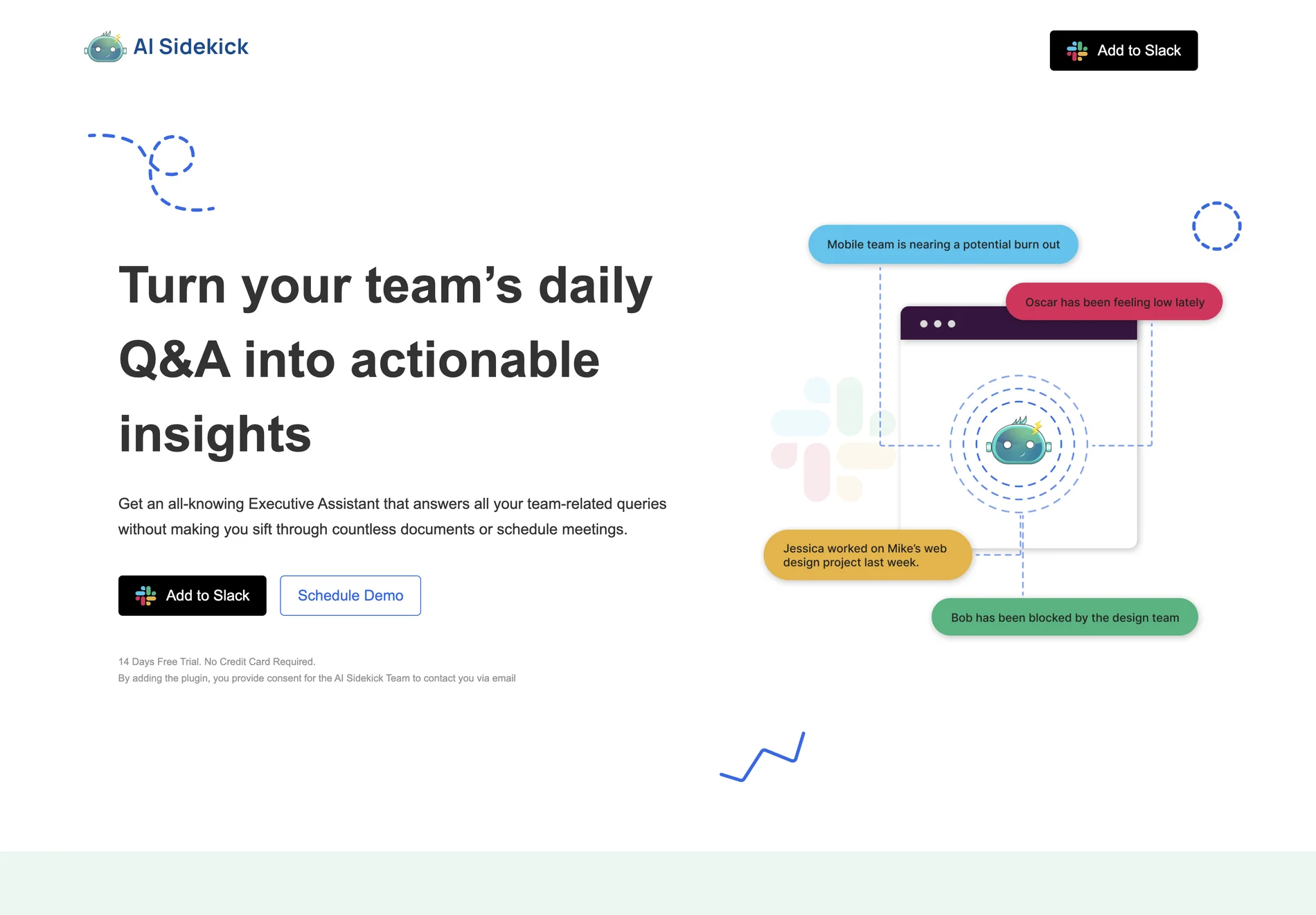 AI Sidekick: Boost Team Productivity with AI-Powered Analytics in Slack