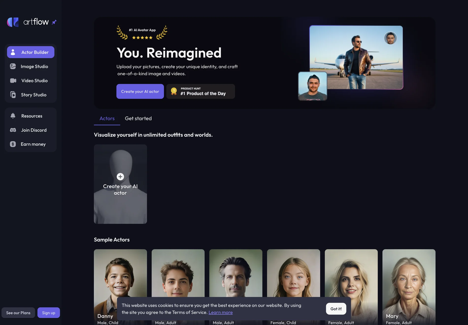 Actor Builder: AI-Powered Digital Avatar Creation Tool