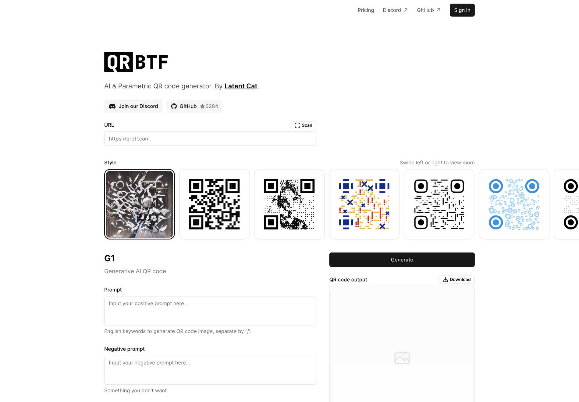 QRBTF - AI-Powered QR Code Generator for Customizable Designs