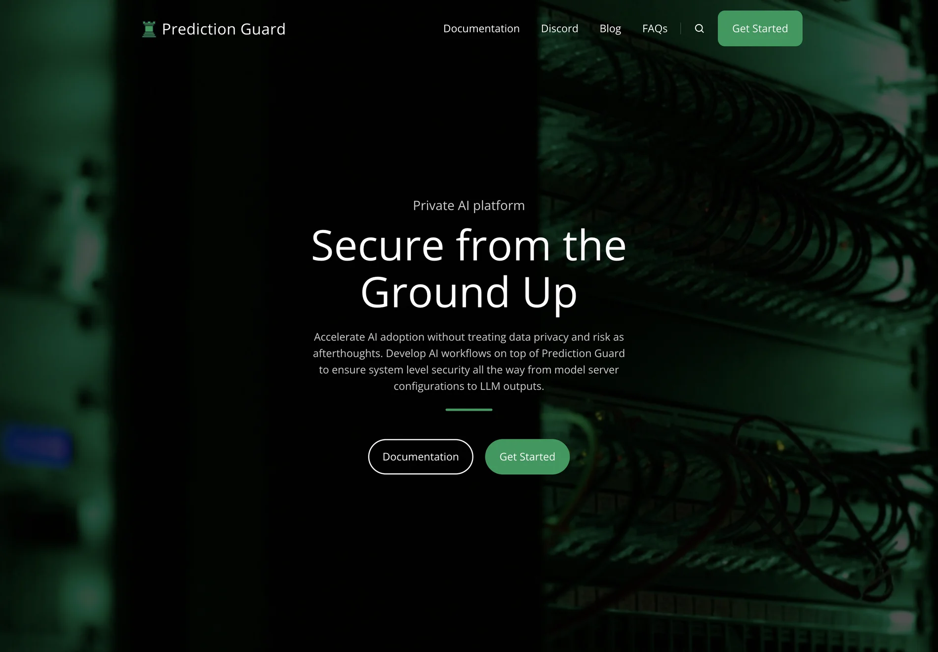 Prediction Guard: Secure and Private AI Platform for Data Protection