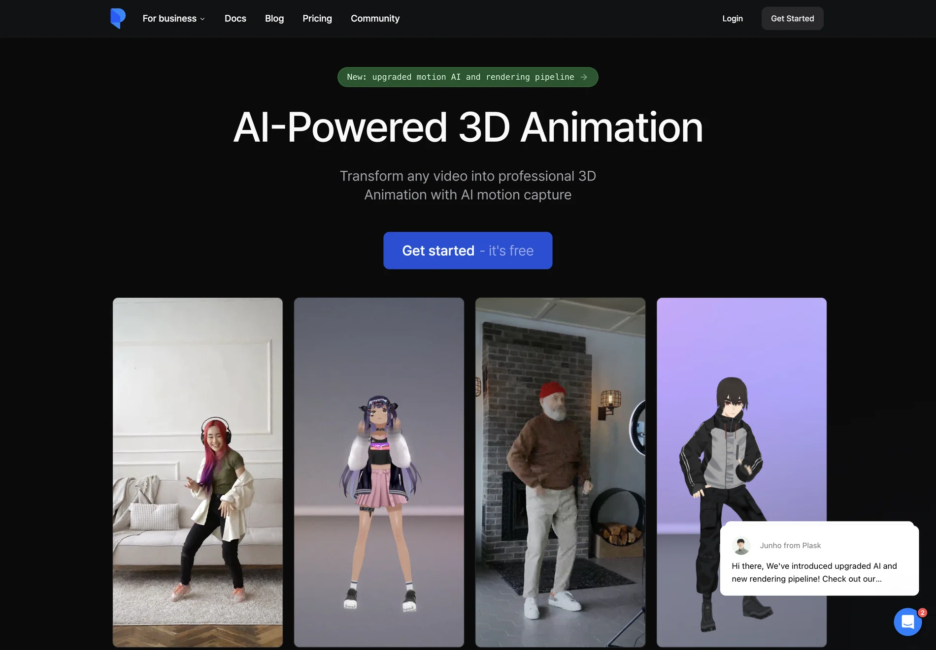 Plask: AI-Powered 3D Animation Tool for Professional Results