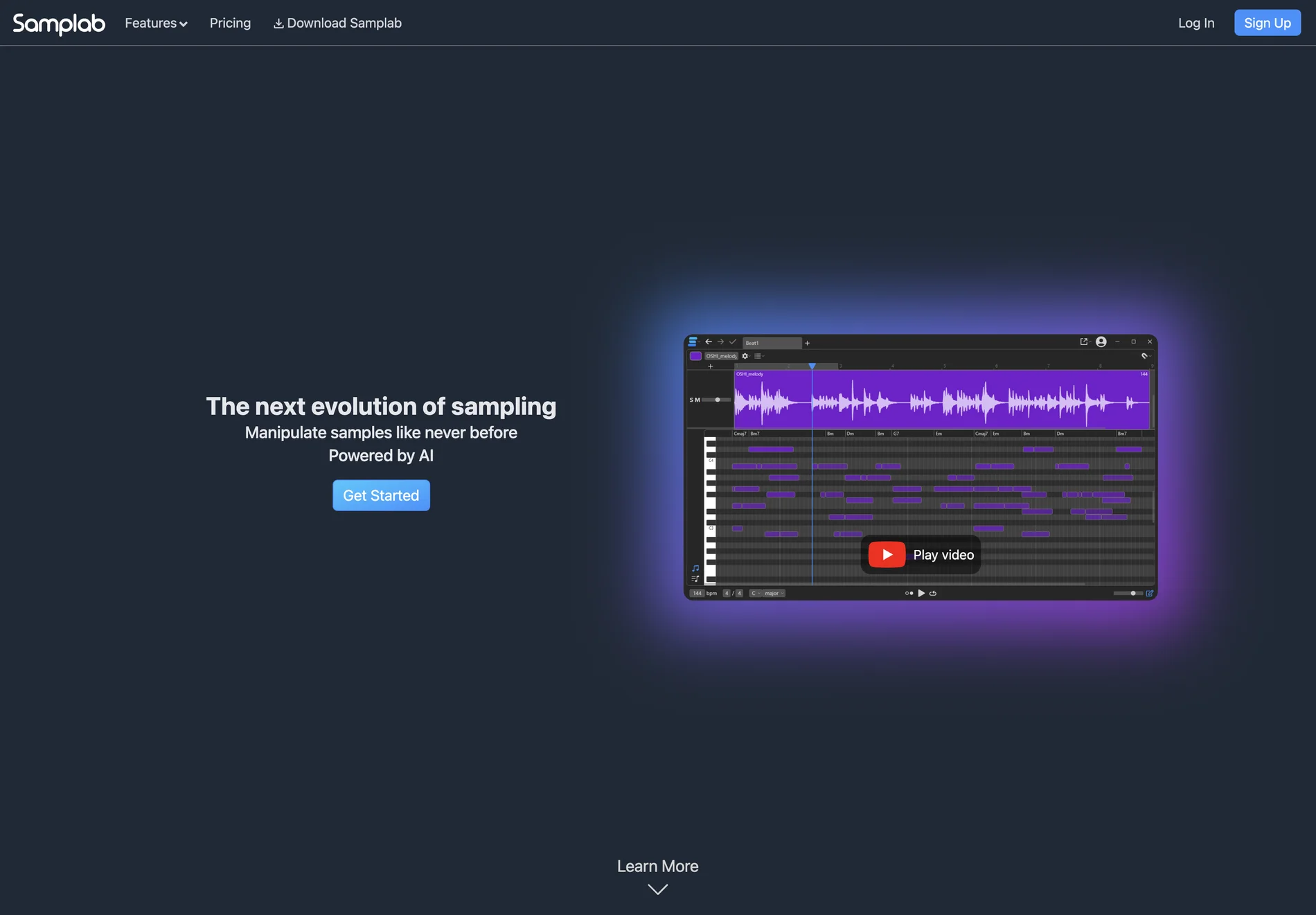 Edit Audio Samples with AI - Samplab