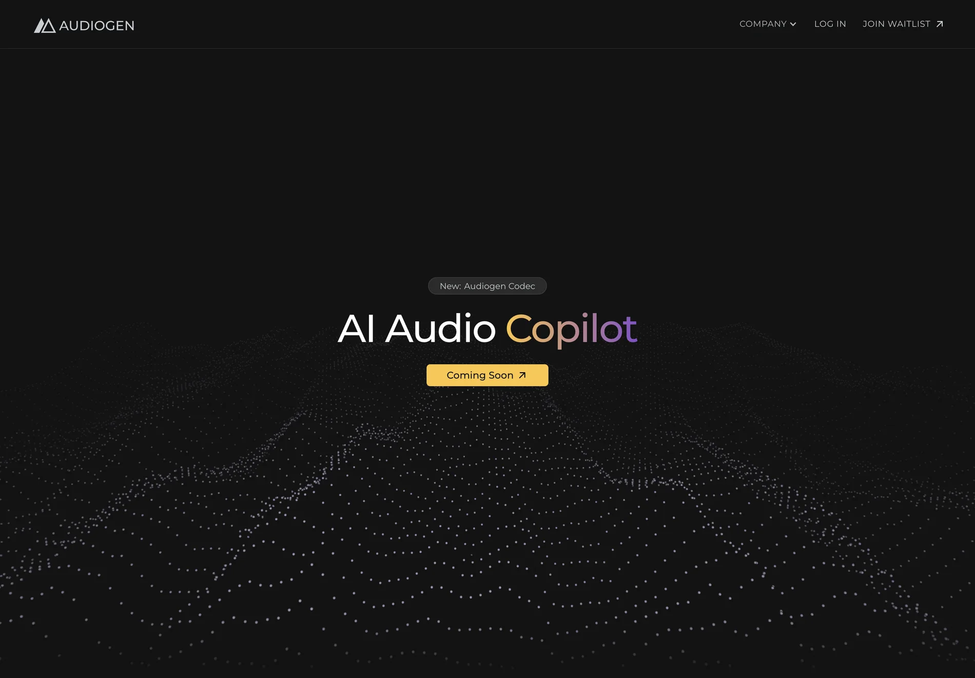 Audiogen - Powering Audio Creation with Generative AI