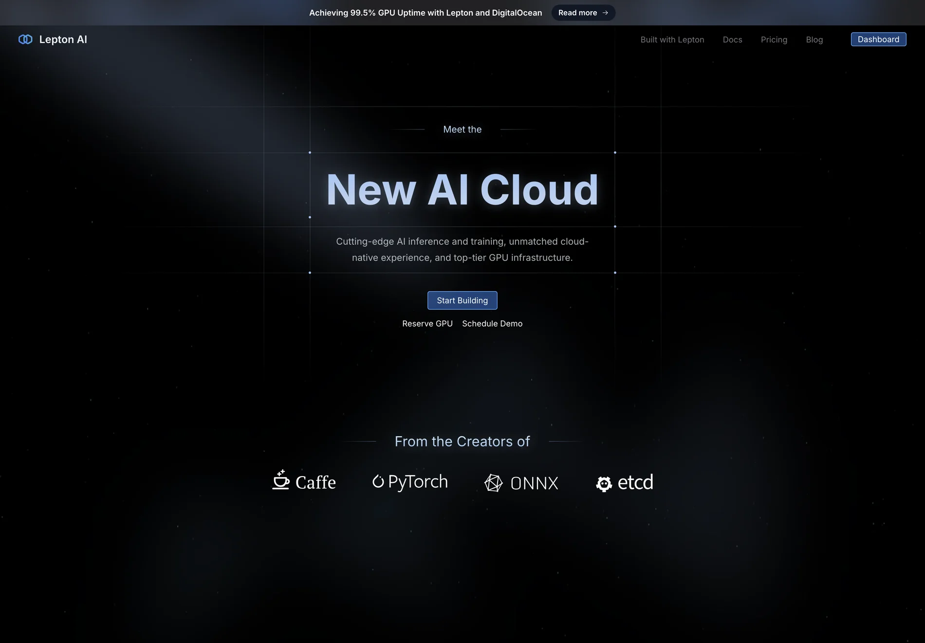 Meet the New AI Cloud | Lepton AI - Cutting-Edge AI Solutions