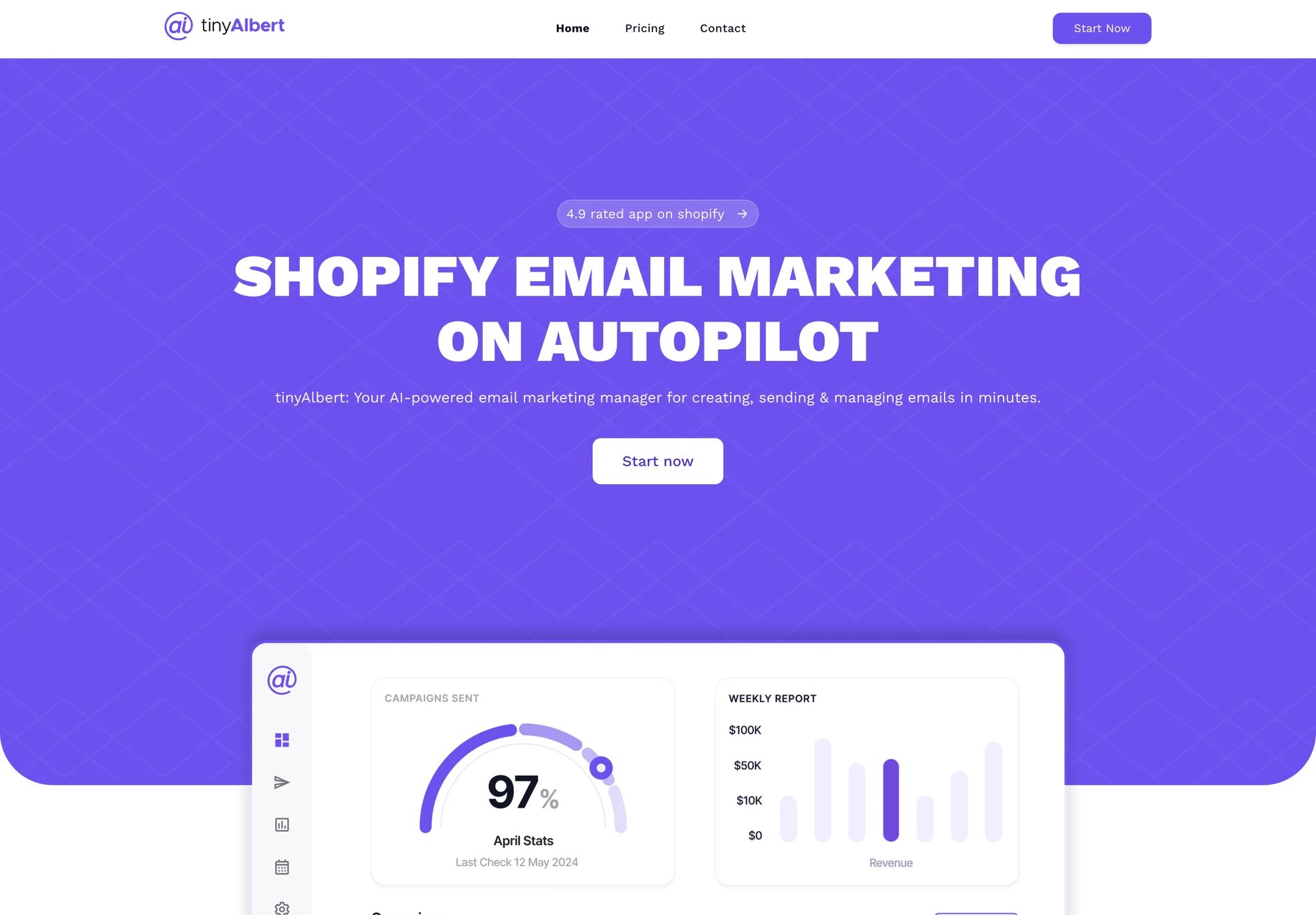 tinyAlbert: AI-Powered Email Marketing for Shopify