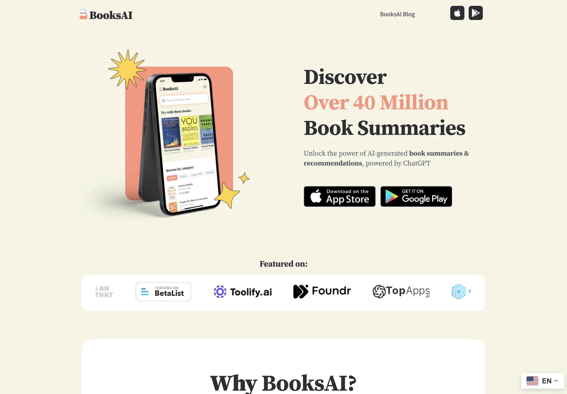 AI Book Summaries - BooksAI: Unlock the Power of AI-Generated Summaries