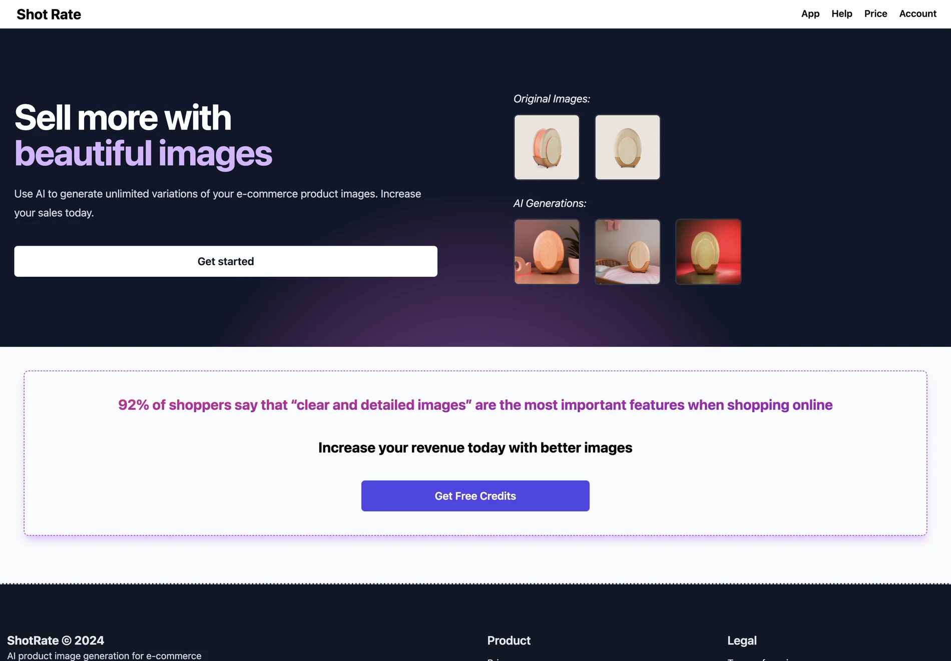 Shot Rate: Boost Your E-Commerce Sales with AI-Generated Product Images