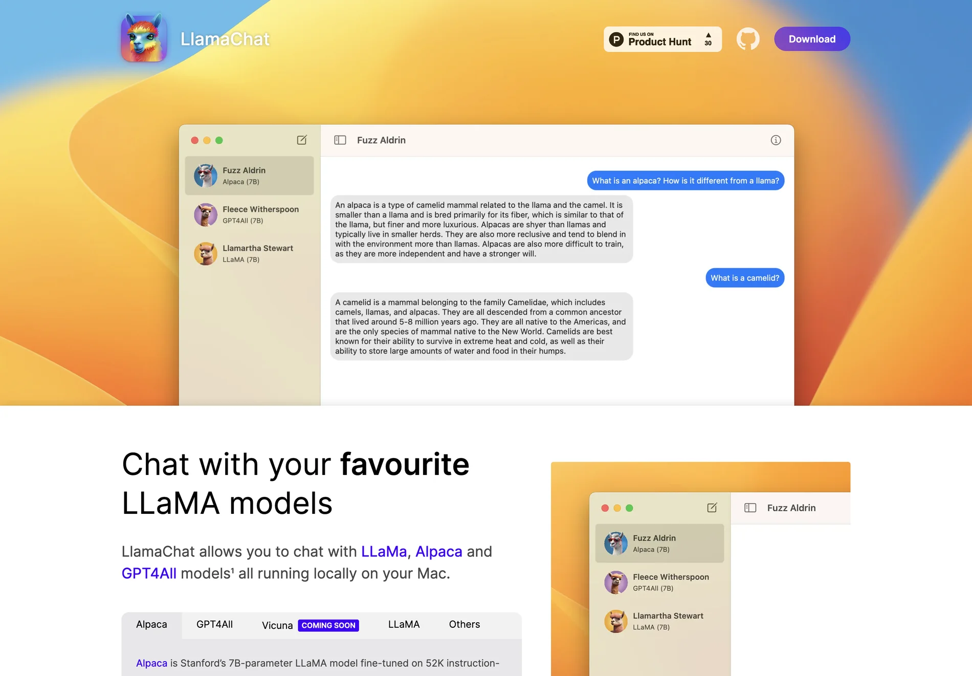 LlamaChat: AI-Powered Chat App for LLaMA Models