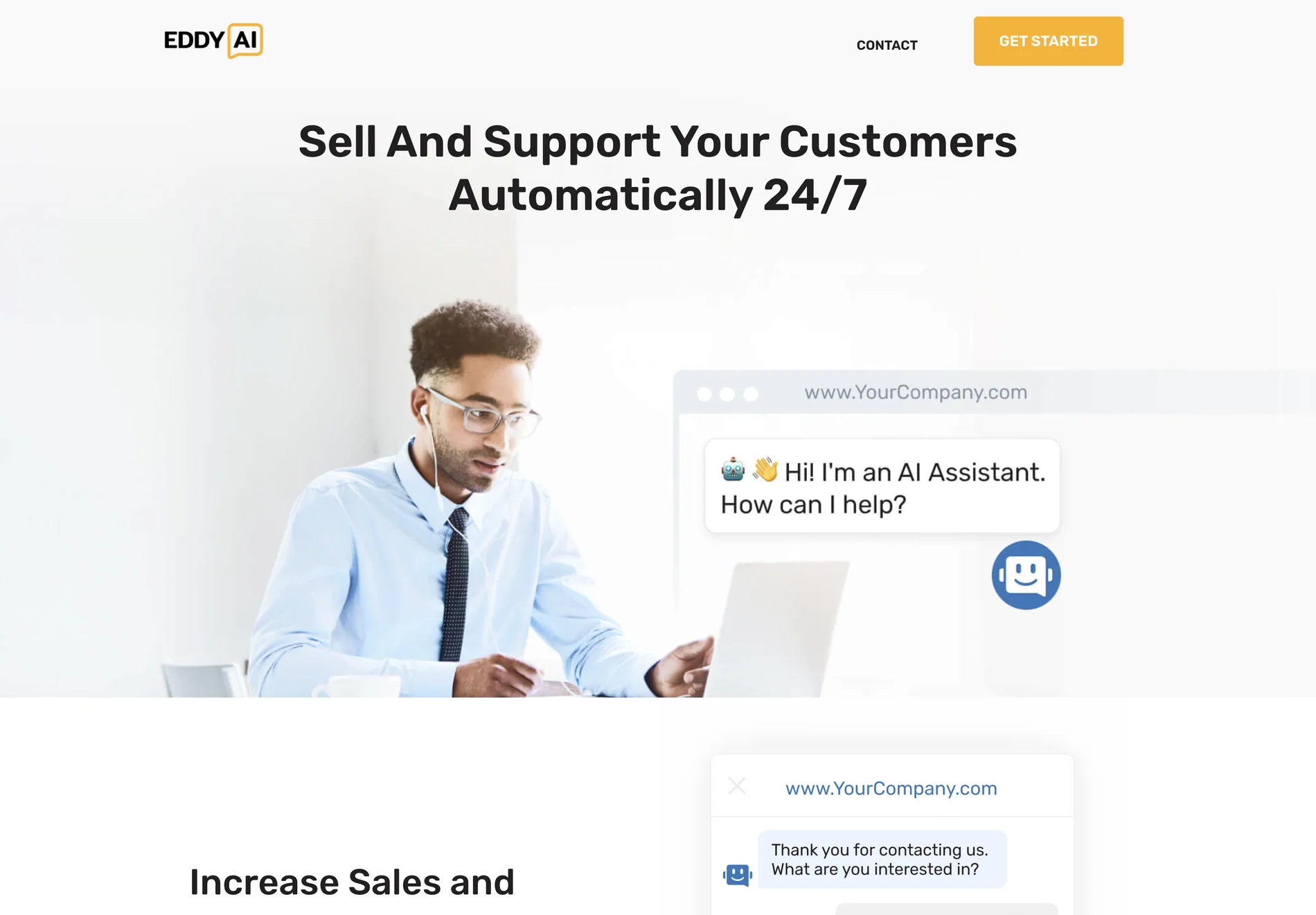 Eddy AI - Automate Sales and Support With AI Assistant