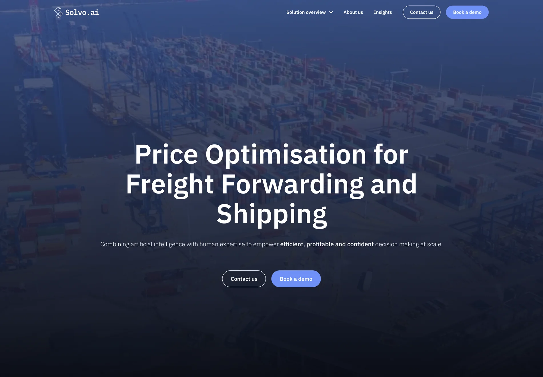 Solvo.ai: Revolutionizing Freight Forwarding with AI-Driven Price Optimization