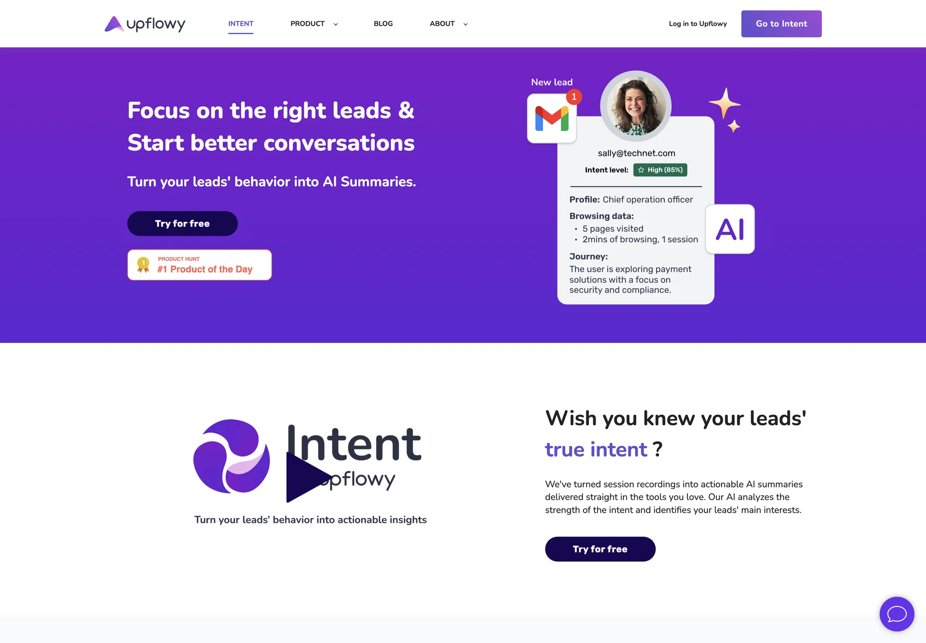 Intent: AI-Powered Tool for Better Lead Conversations