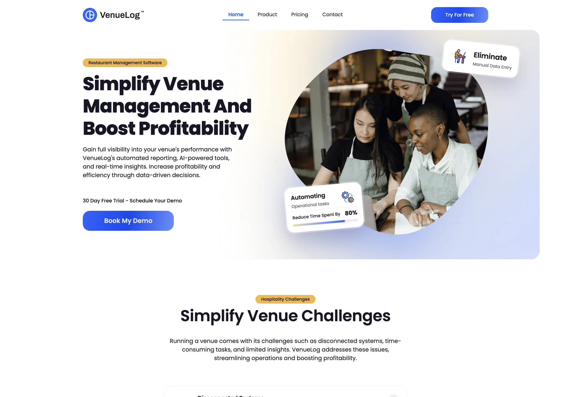 VenueLog: AI-Powered Restaurant Management for Enhanced Profitability